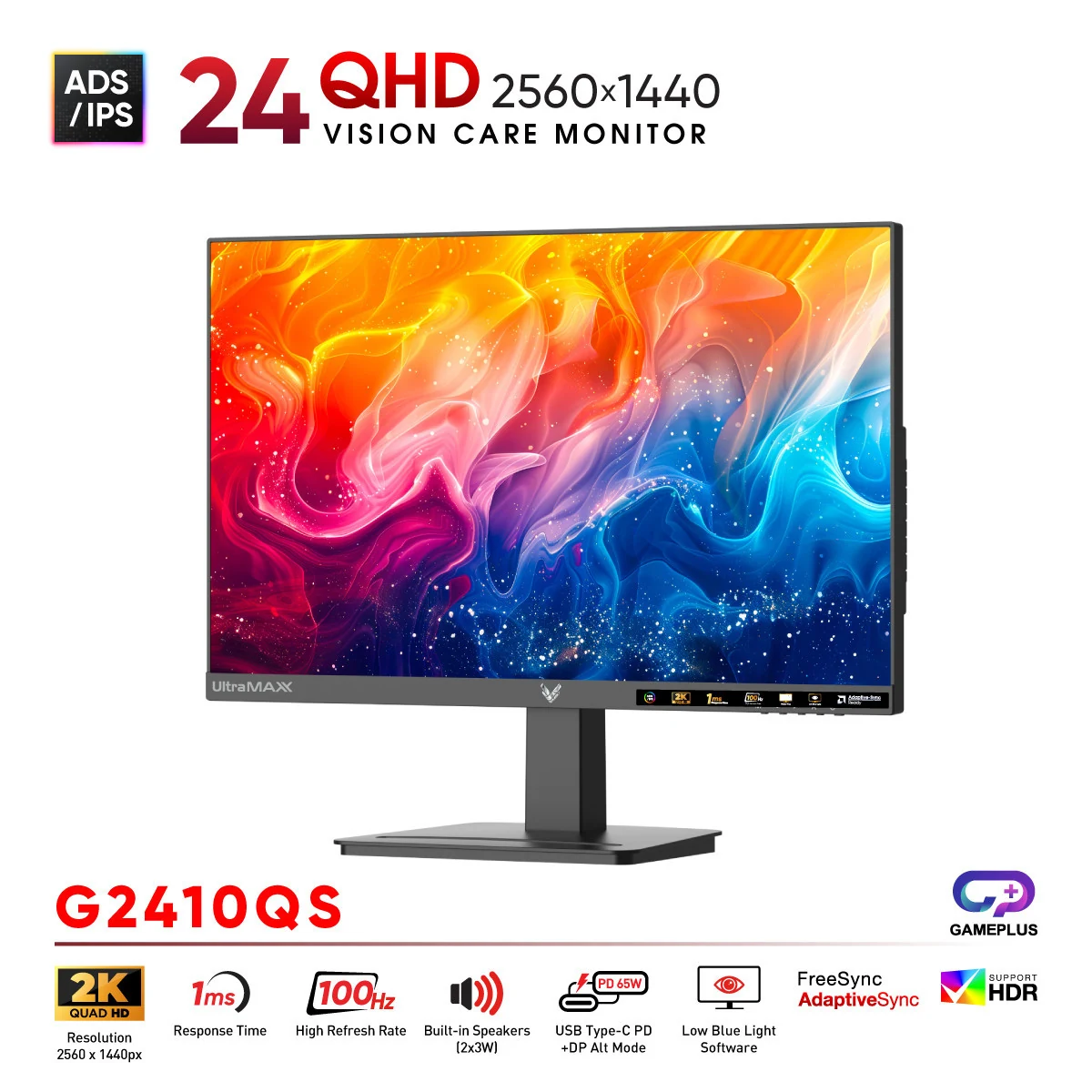 Màn hình VSP G2410QS - 23,8 inch - QHD - IPS - 100HZ - New
