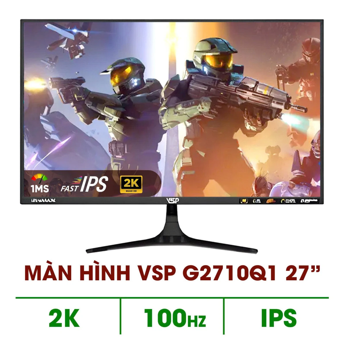 Màn hình VSP G2710Q1 - 27 inch - QHD - IPS - 100HZ - New