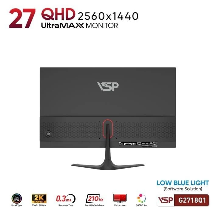 Màn hình VSP G2718Q1 - 27 inch - QHD - Fast IPS - 210HZ - New
