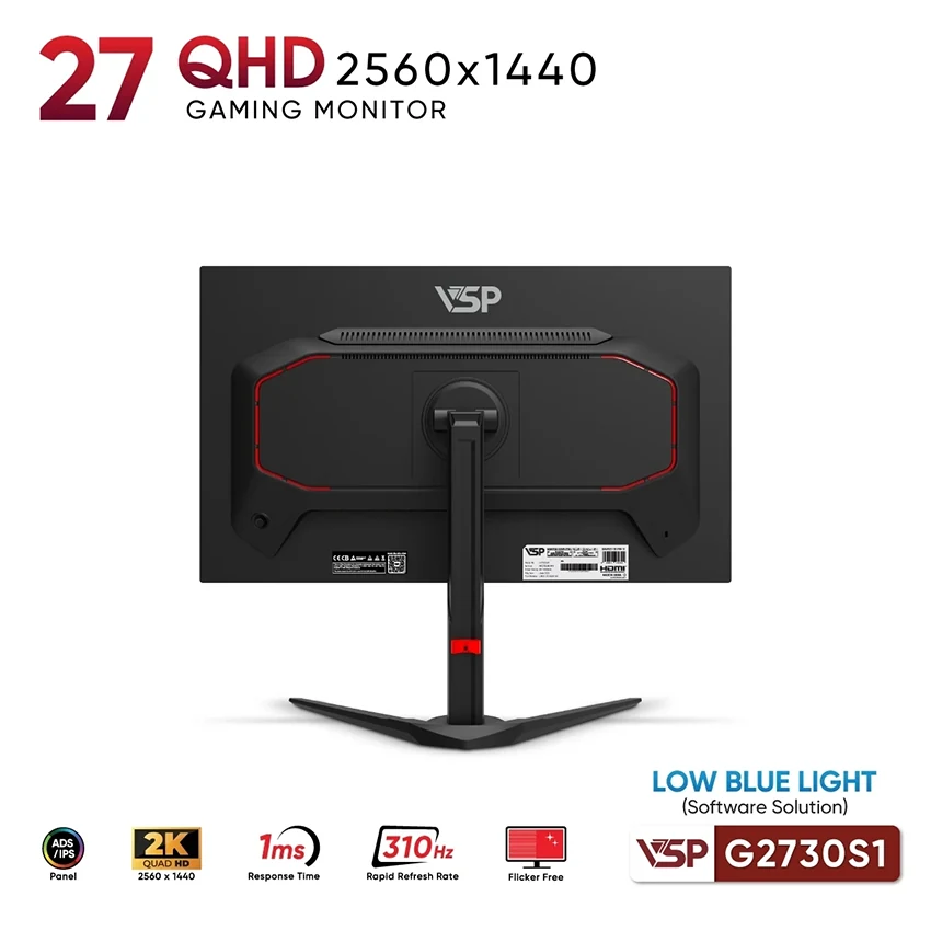 Màn hình VSP G2730QS1 - 27 inch - QHD - IPS - 310HZ - New