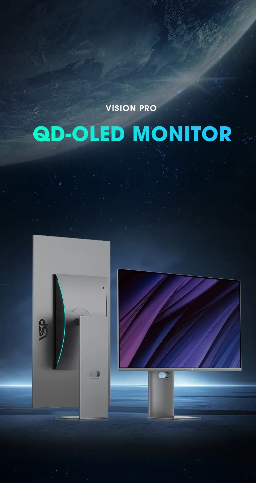 Màn hình VSP G3224UO - 31,5 inch - 4K UHD - QD-OLED - 240HZ - New