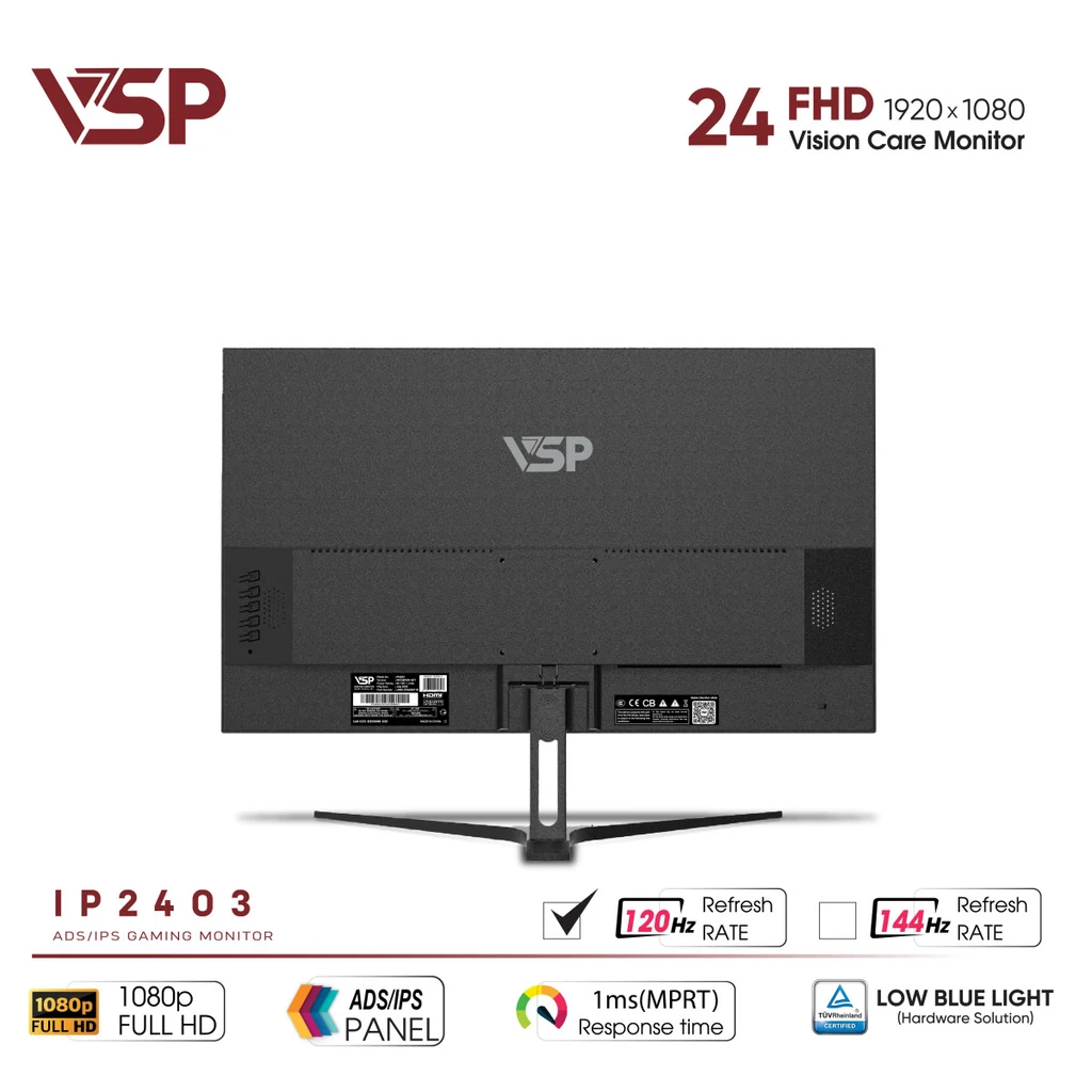 Màn hình VSP IP2403 Ver120Hz - 23,8 inch - FHD - IPS - 120HZ - New