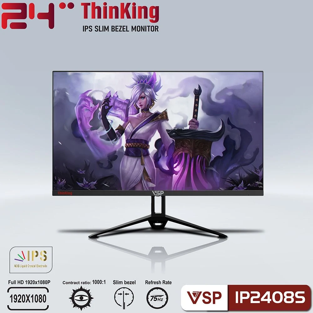 Màn hình VSP IP2408S - 23,8 inch - FHD - IPS - 75HZ - New