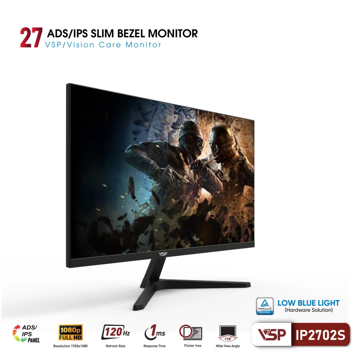 Màn hình VSP IP2702S - 27 inch - FHD - ADS IPS - 120HZ - New