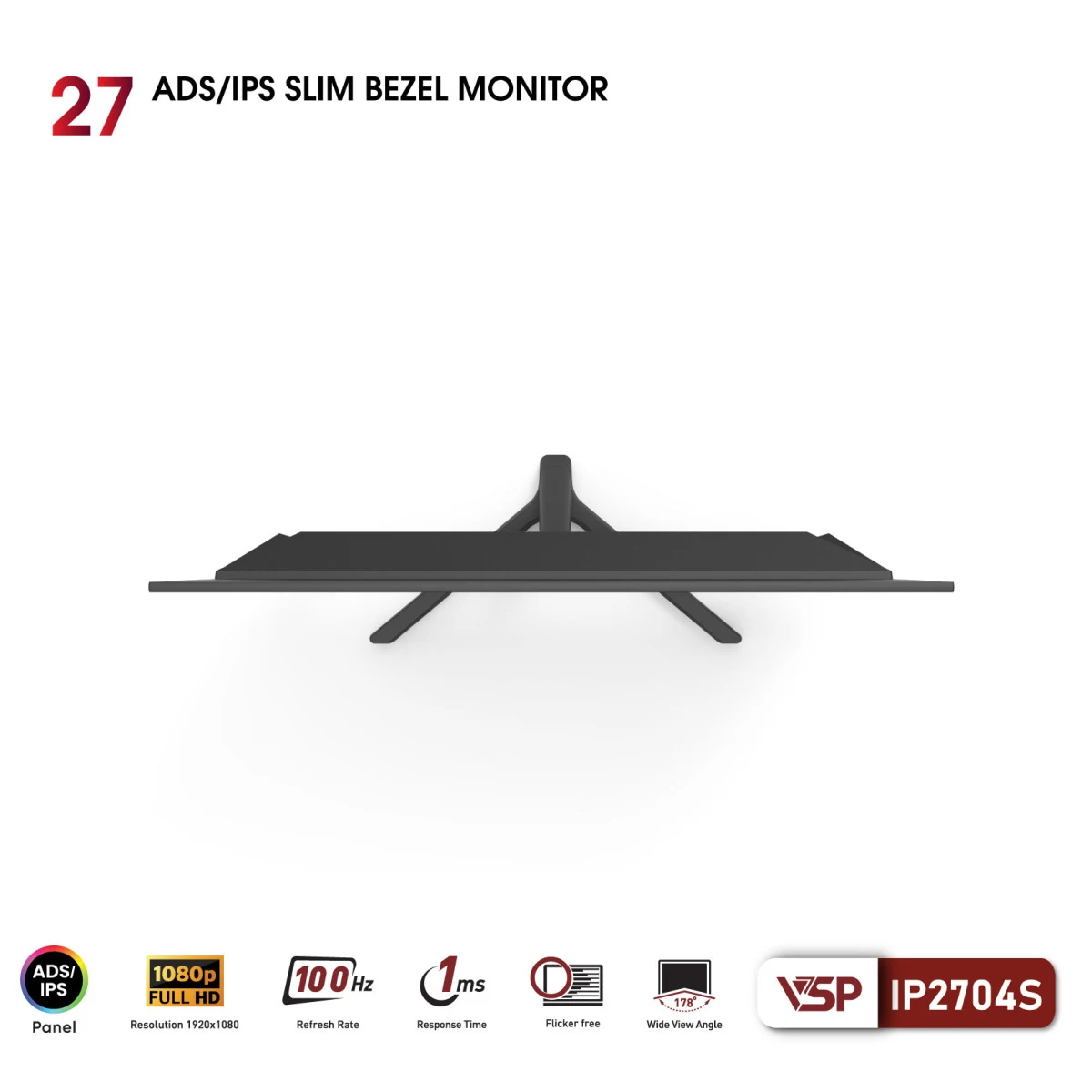 Màn hình VSP IP2704S - 27 inch - FHD - ADS IPS - 100HZ - New