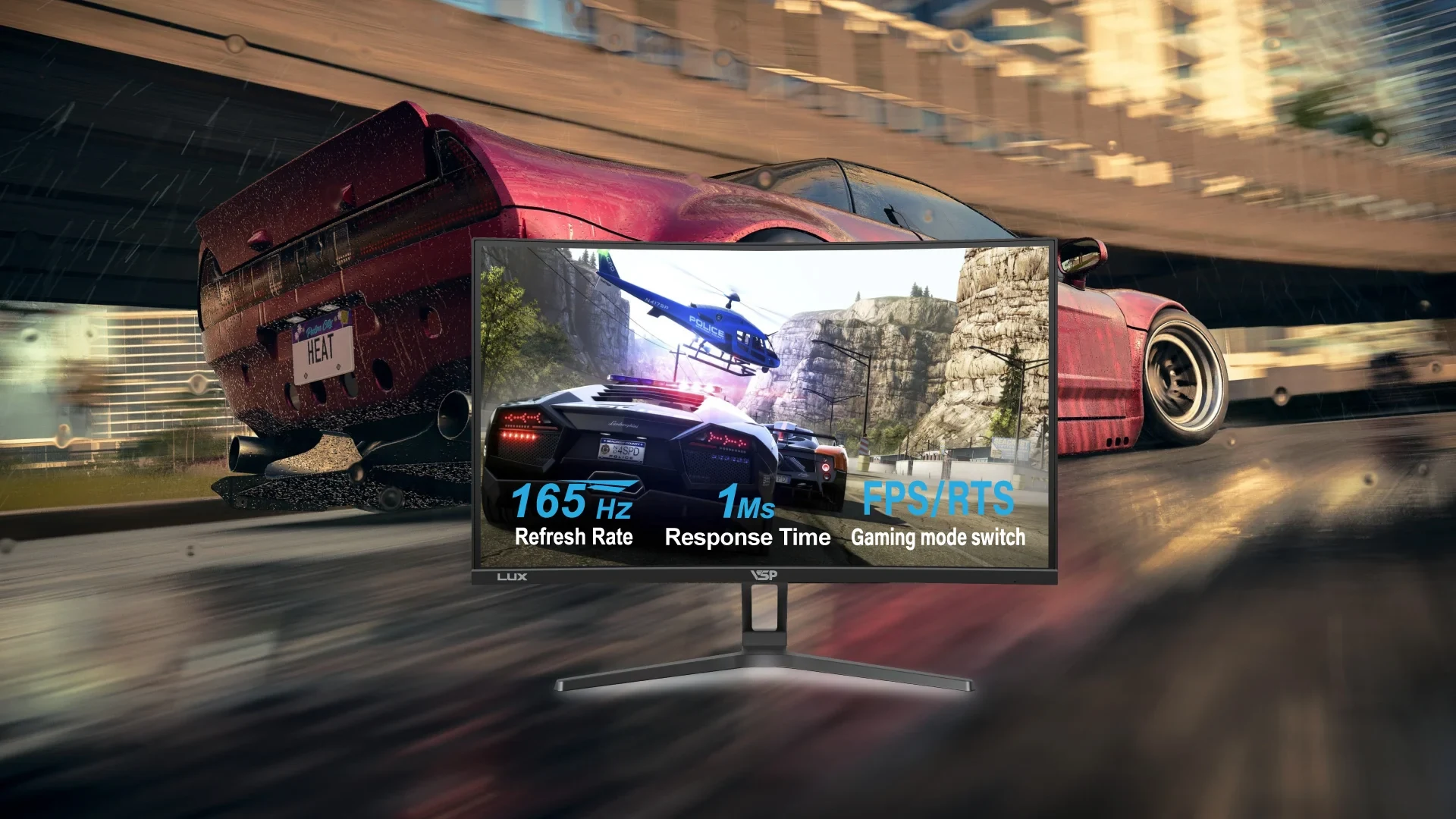 Màn hình VSP VX272C - 27 inch - FHD - VA Cong - 165HZ - New