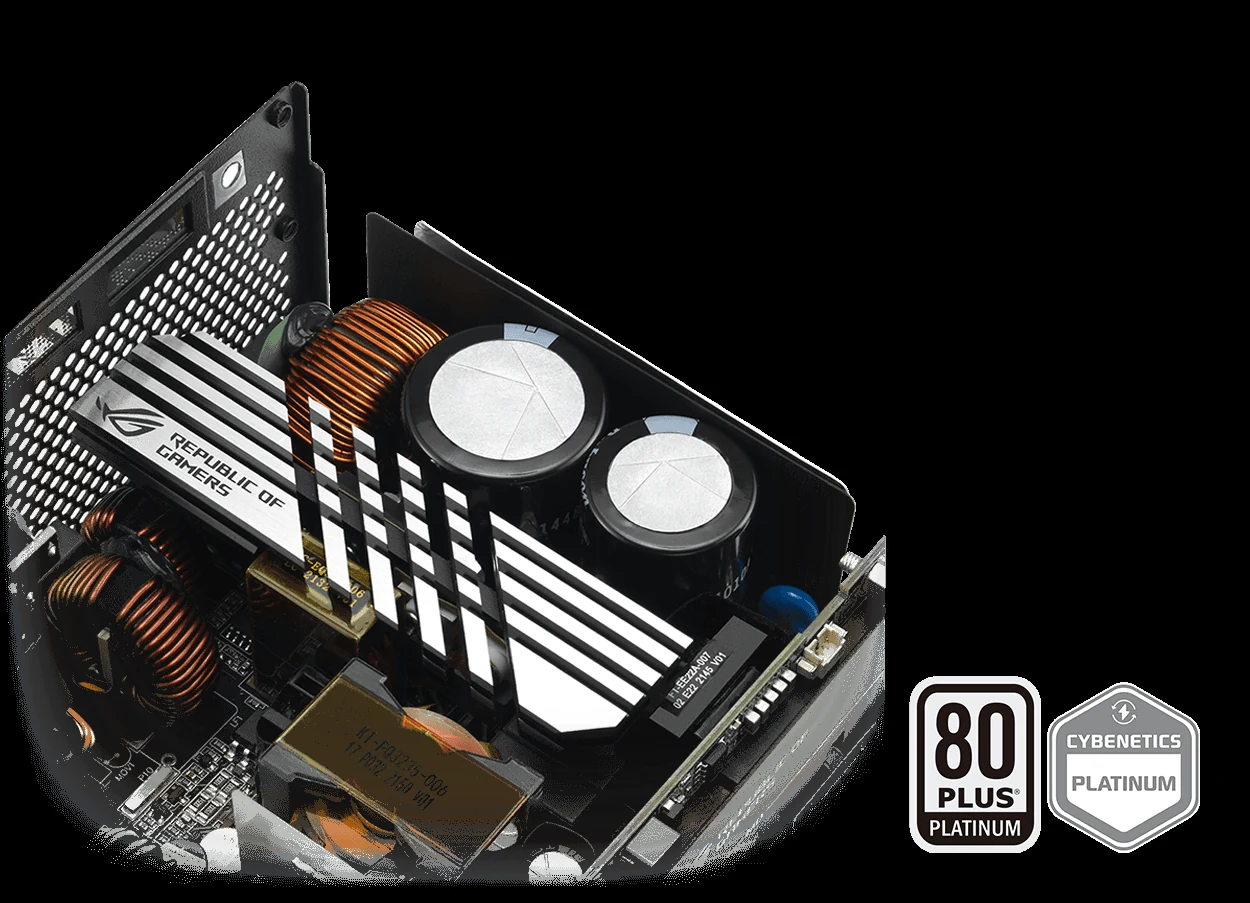 Nguồn PC ASUS ROG Loki 850W SFX-L Platinum White Edition - 80 Plus Platinum - Full Modular - New