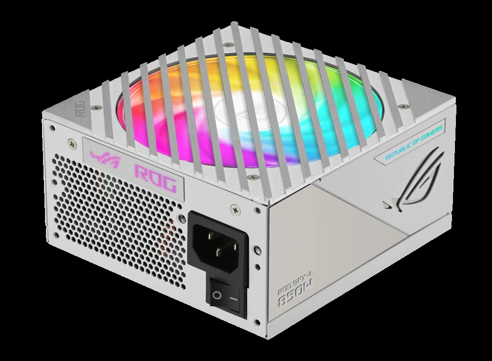 Nguồn PC ASUS ROG Loki 850W SFX-L Platinum White Edition - 80 Plus Platinum - Full Modular - New