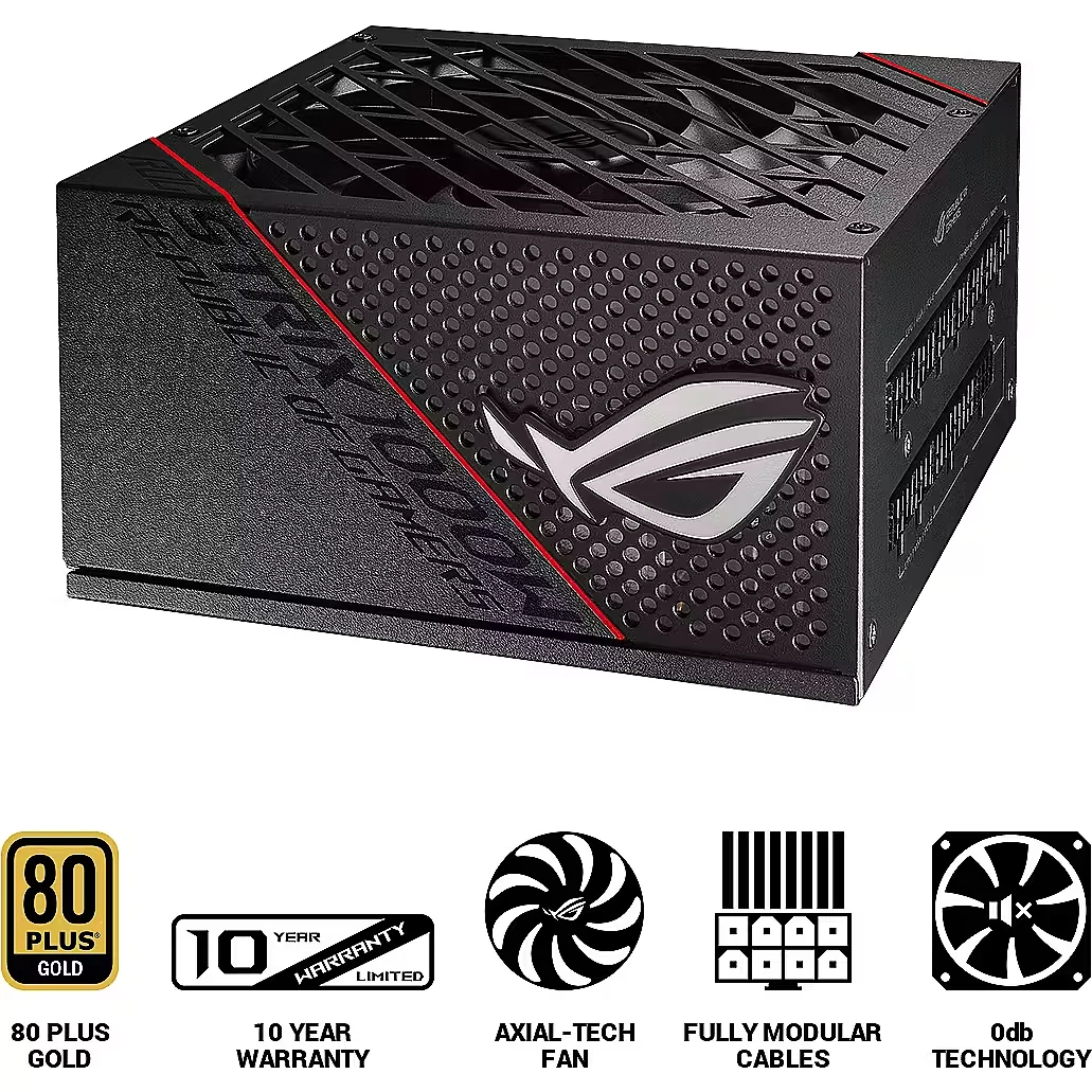 Nguồn PC ASUS ROG Strix 1000W Gold - 80 Plus Gold - Full Modular - New