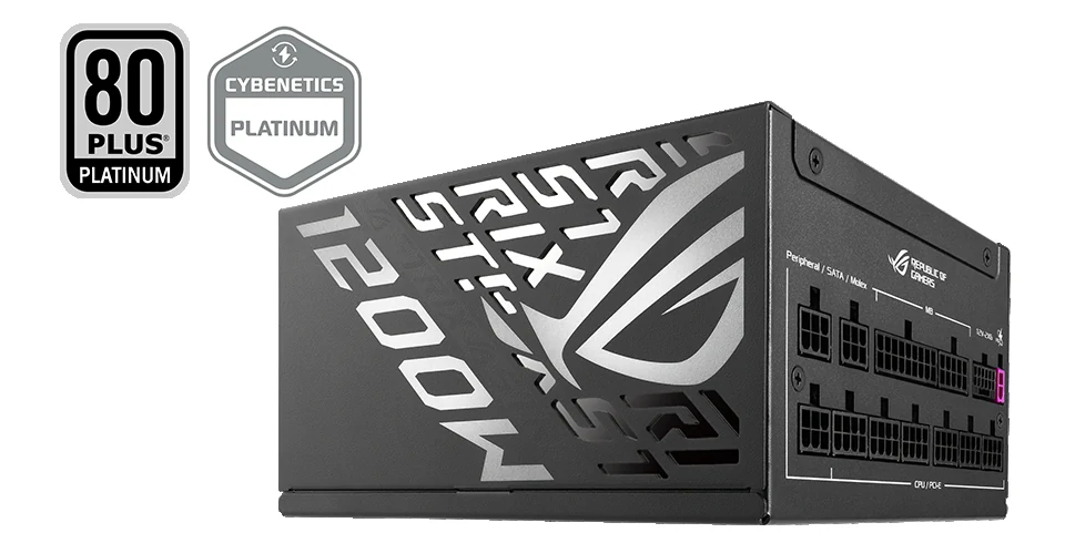 Nguồn PC ASUS ROG Strix 1200W Platinum - 80 Plus Platinum - Full Modular - New