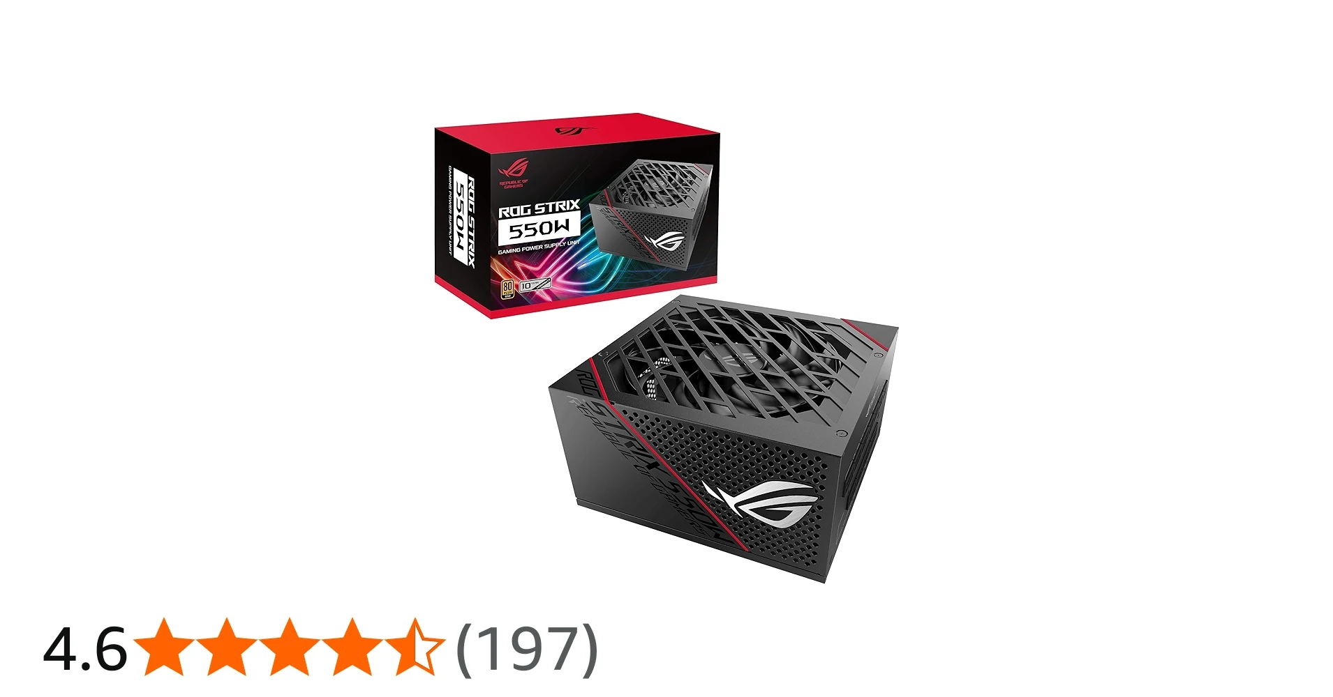 Nguồn PC ASUS ROG Strix 550W Gold - 80 Plus Gold - Full Modular - New