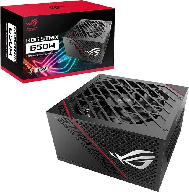 Nguồn PC ASUS ROG Strix 650W Gold - 80 Plus Gold - Full Modular - New