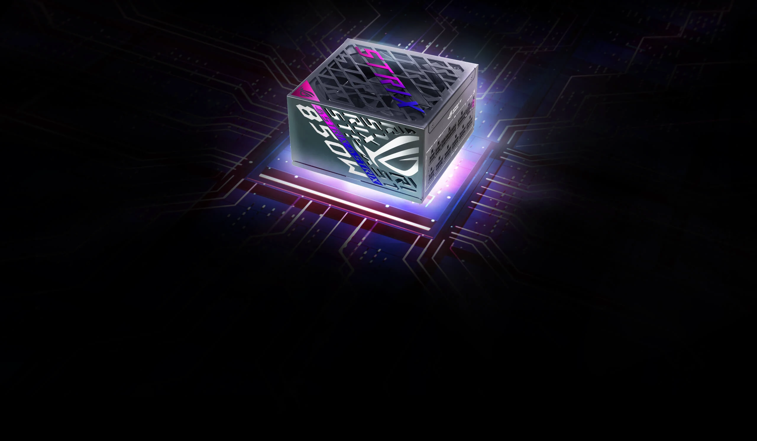 Nguồn PC ASUS ROG Strix 850W Platinum - 80 Plus Platinum - Full Modular - New