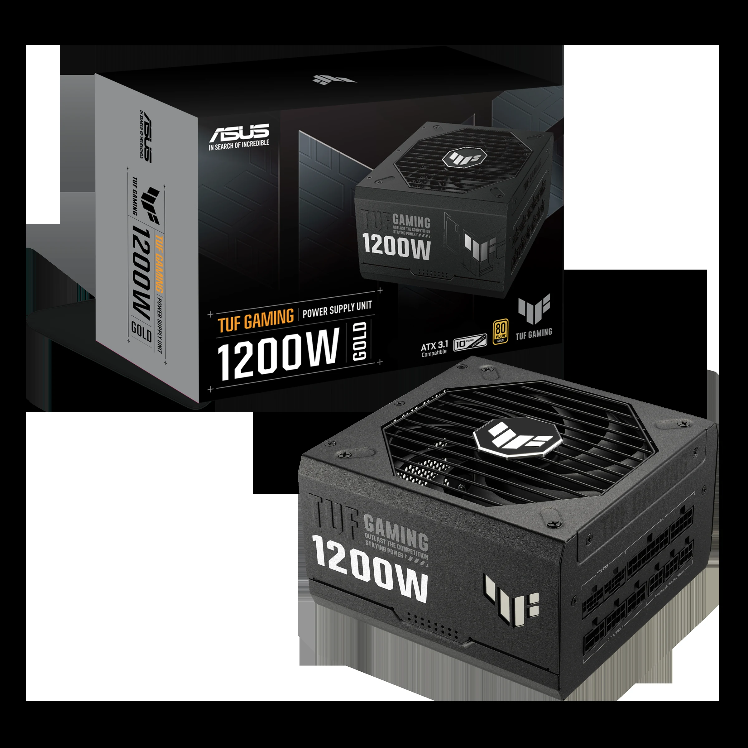 Nguồn PC ASUS TUF Gaming 1200W Gold - 80 Plus Gold - Full Modular - New