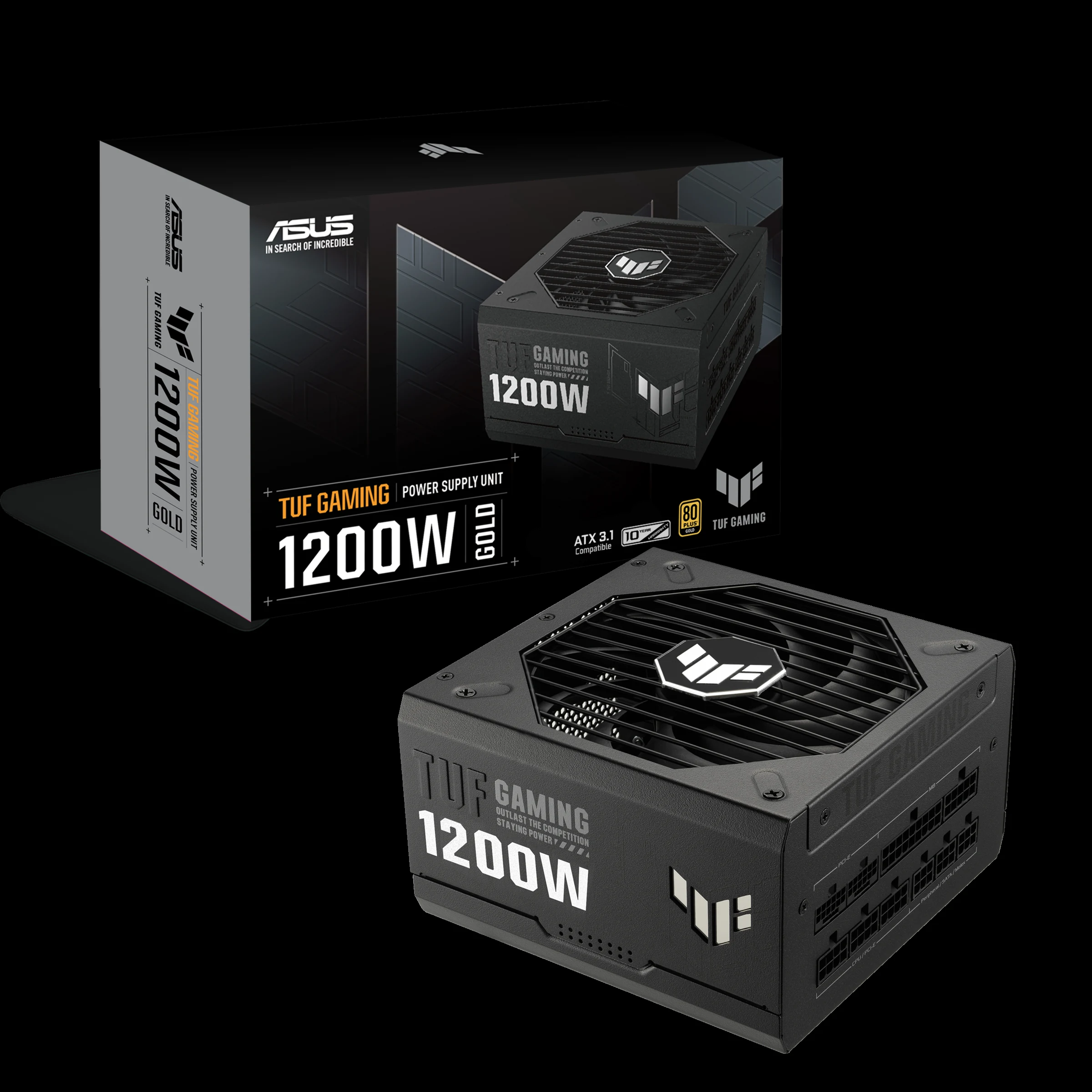 Nguồn PC ASUS TUF Gaming 1200W Gold ATX 3.1 - 80 Plus Gold - Full Modular - New