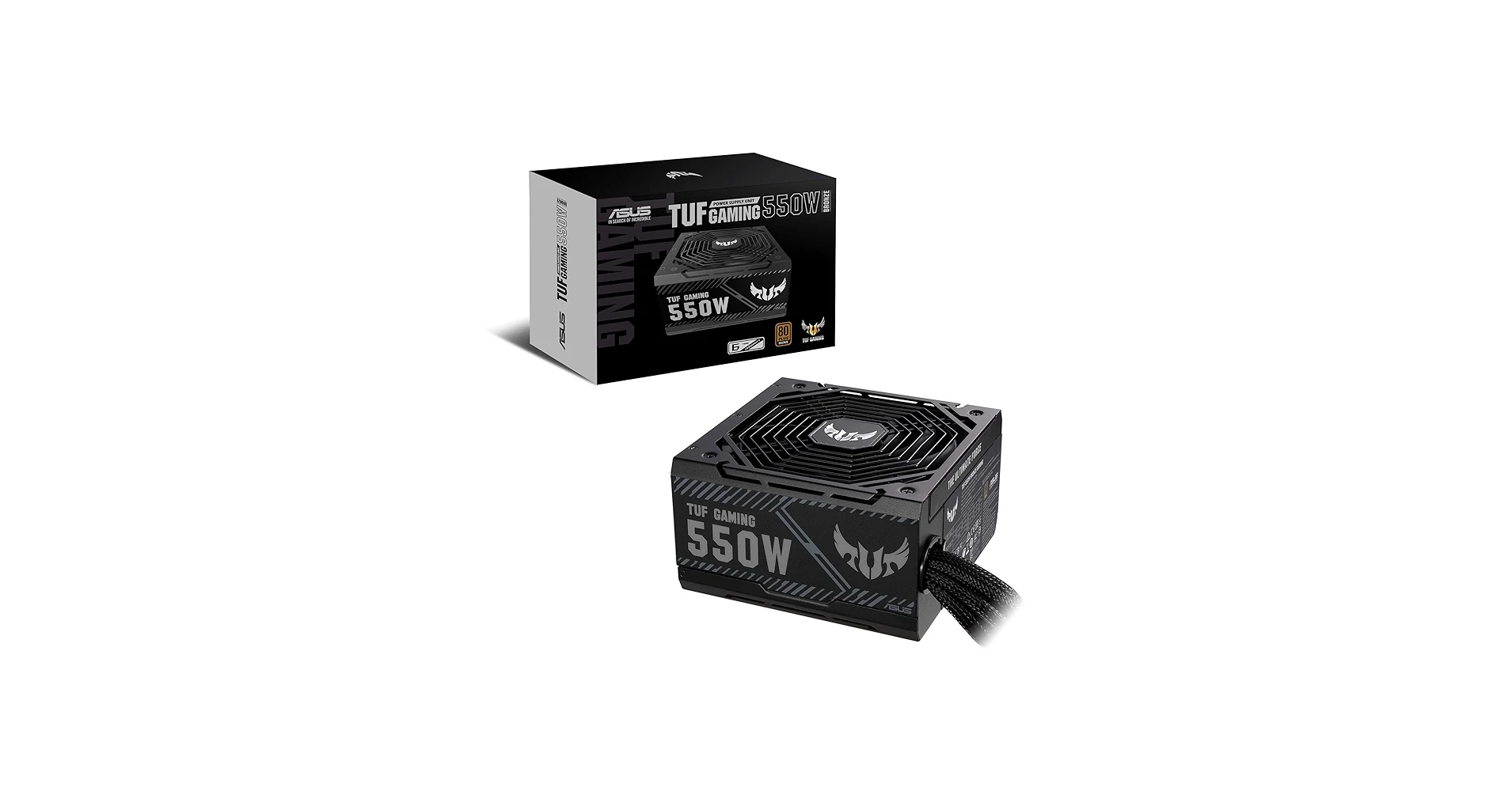 Nguồn PC ASUS TUF Gaming 550W Bronze - 80 Plus Bronze - Non Modular - New