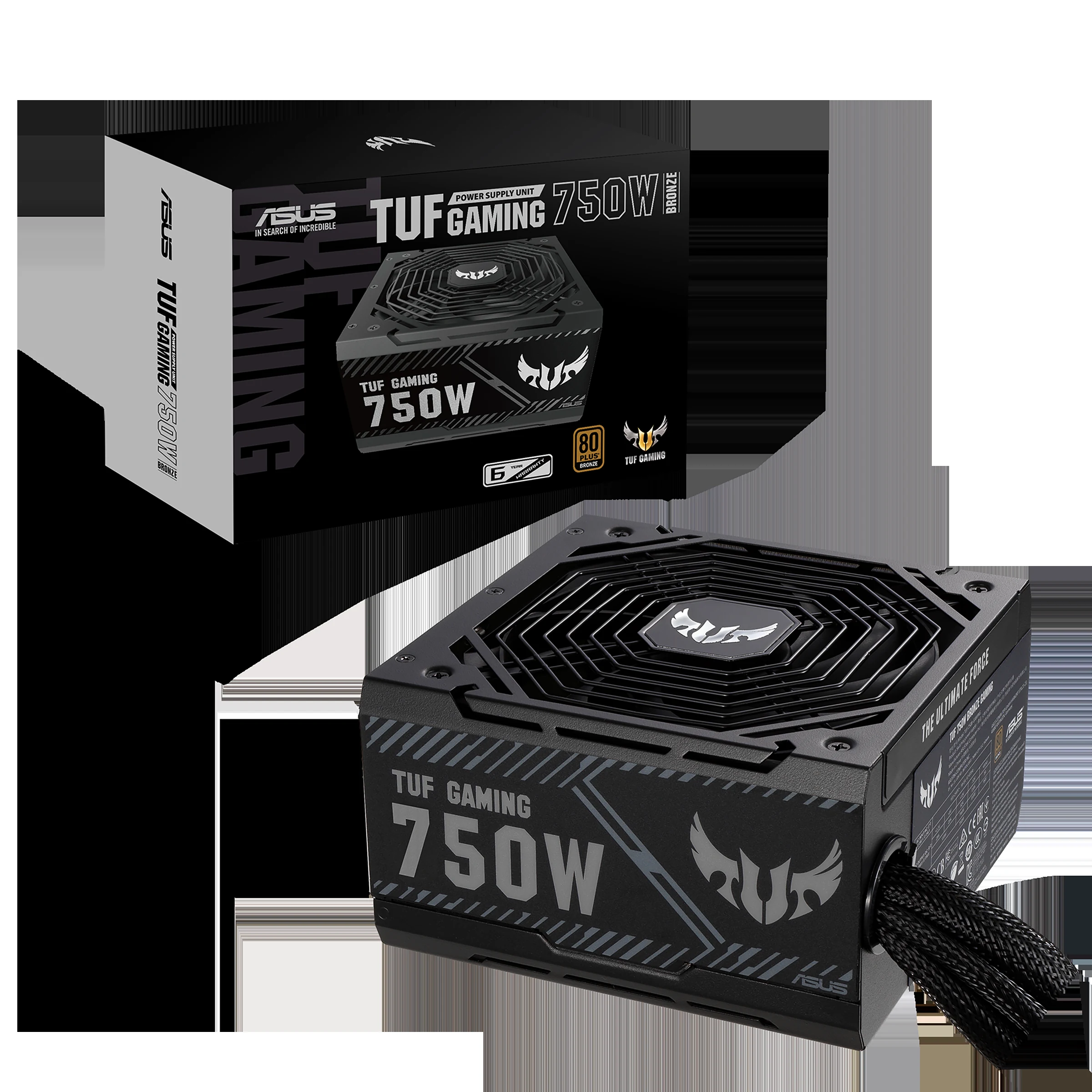 Nguồn PC ASUS TUF Gaming 750W Bronze - 80 Plus Bronze - Non Modular - New