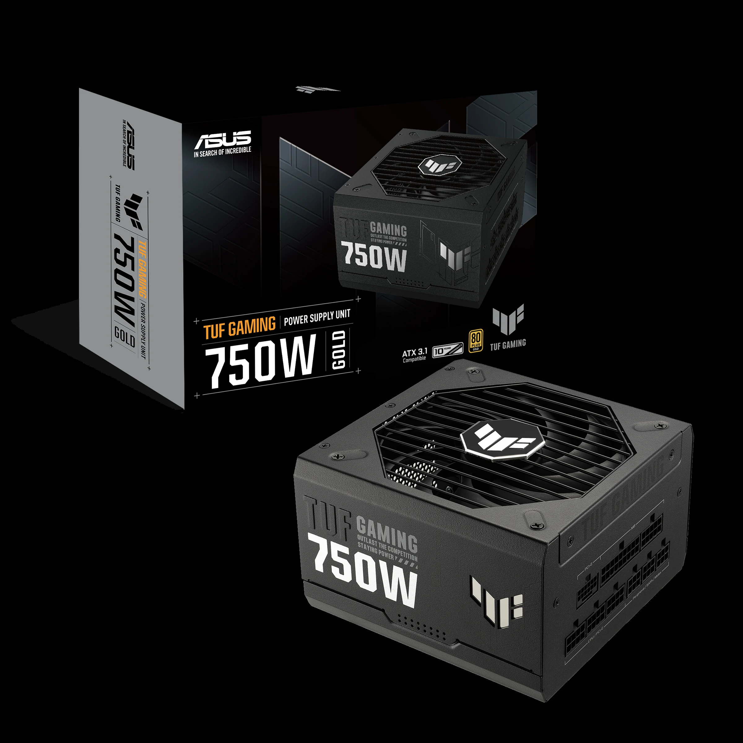 Nguồn PC ASUS TUF Gaming 750W Gold - 80 Plus Gold - Full Modular - New