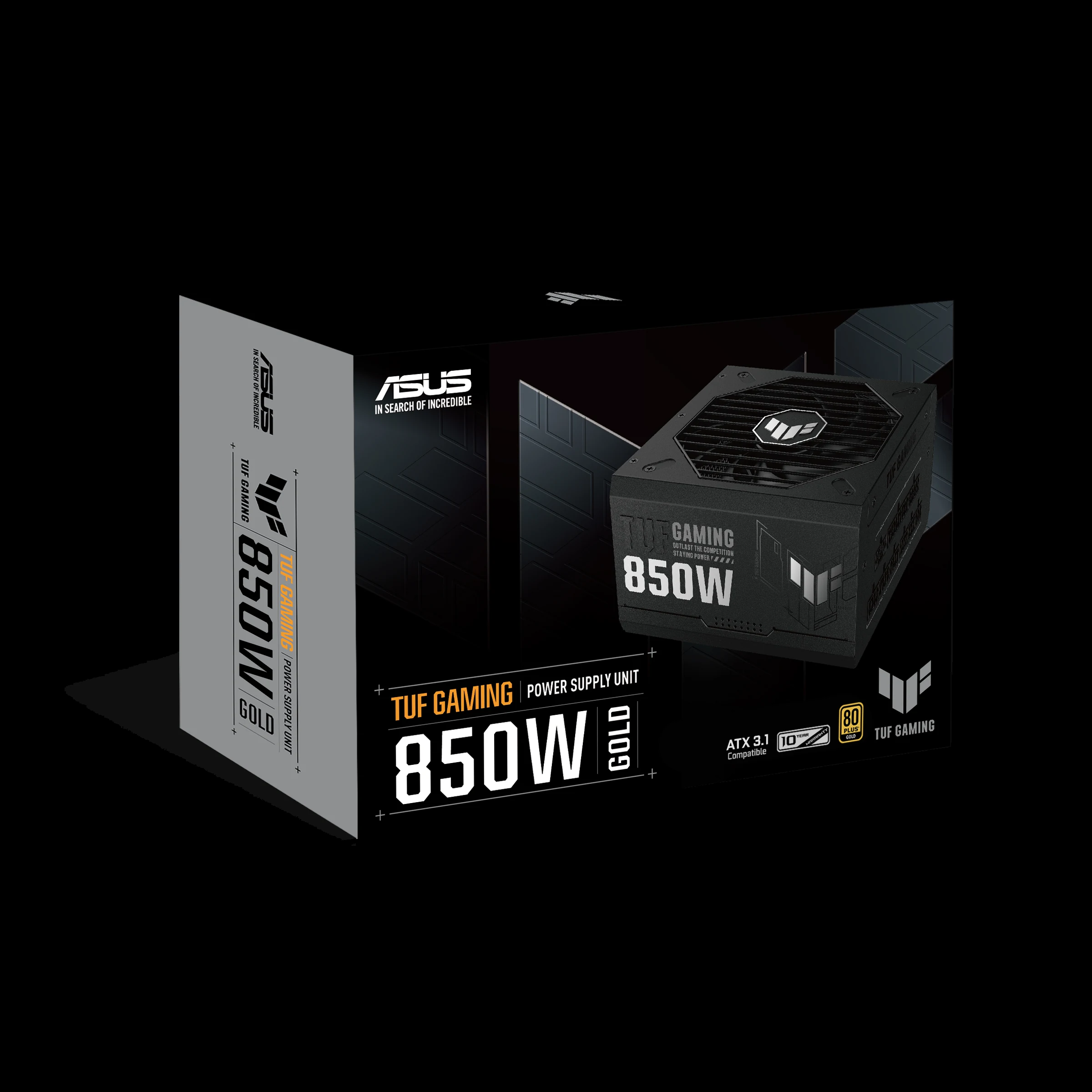 Nguồn PC ASUS TUF Gaming 850W Gold ATX 3.0 - 80 Plus Gold - Full Modular - New