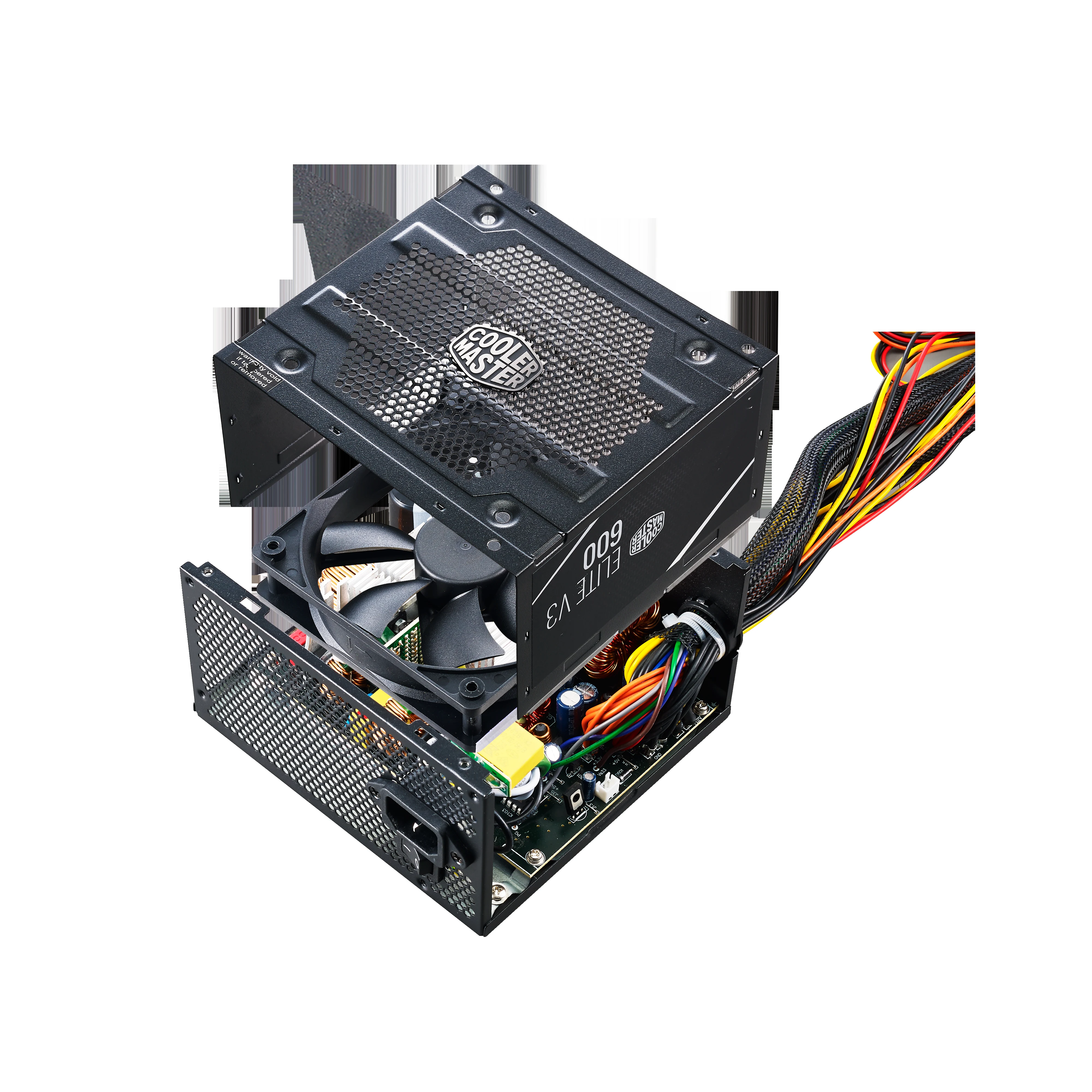 Nguồn PC Cooler Master Elite V3 600W - 80 Plus White - Non Modular - New