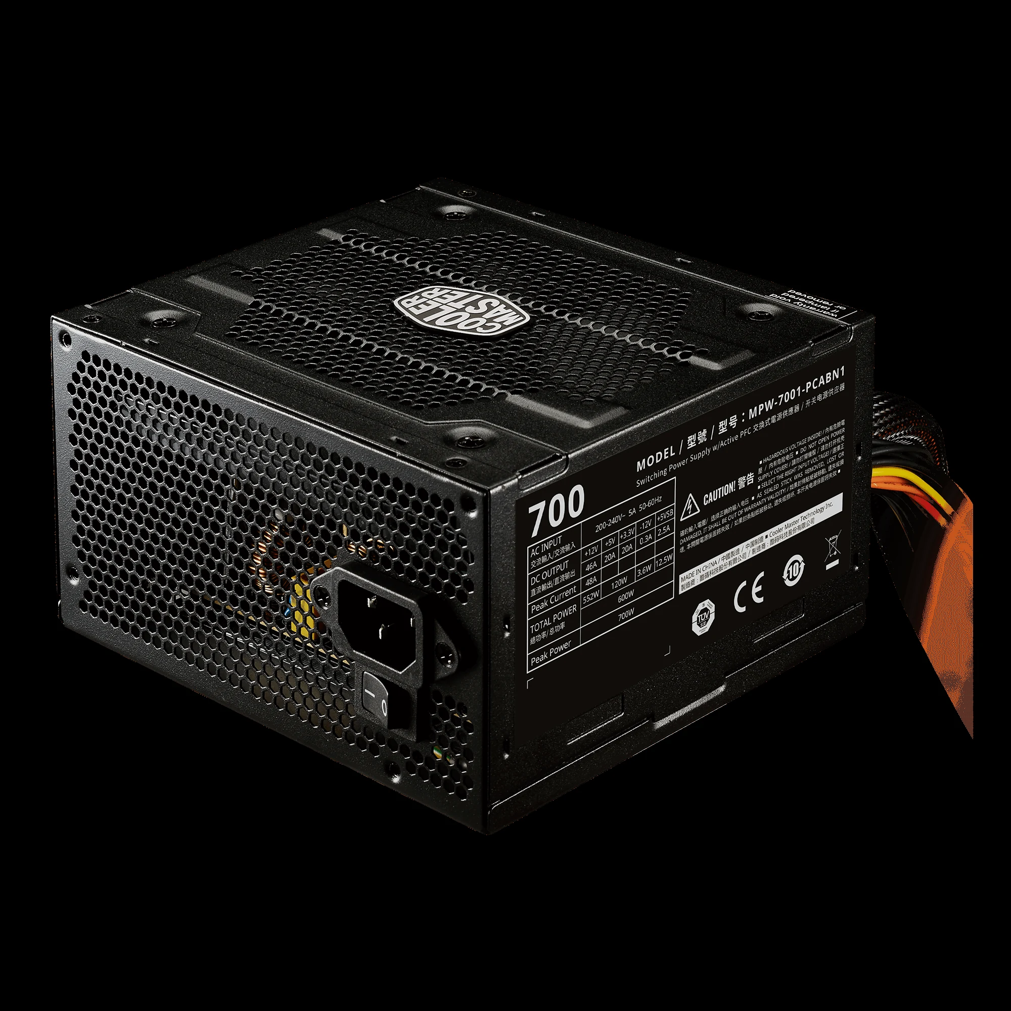 Nguồn PC Cooler Master Elite V3 700W - 80 Plus White - Non Modular - New