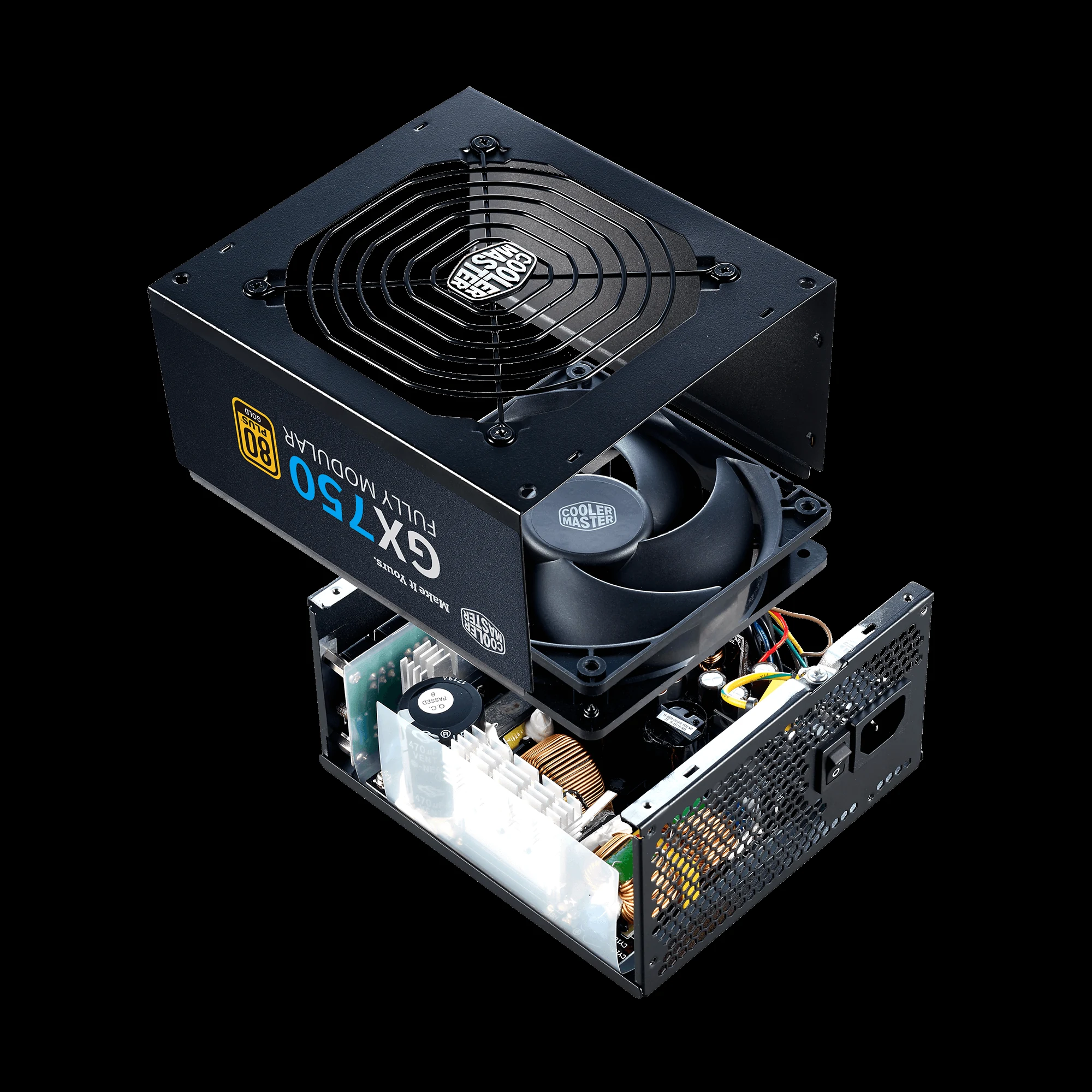 Nguồn PC Cooler Master GX II Gold 750W - 80 Plus Gold - Full Modular - New