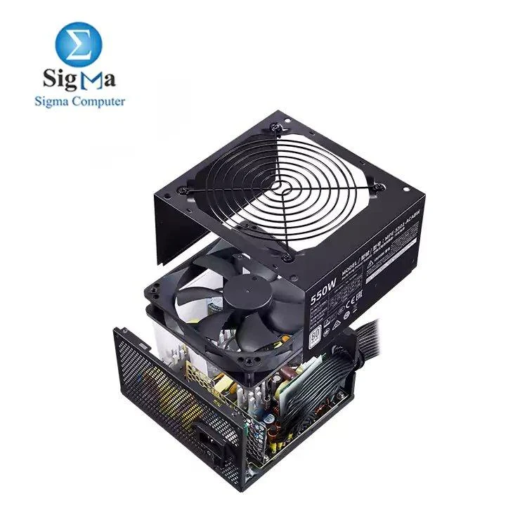 Nguồn PC Cooler Master MWE 550 White V2 - 80 Plus White - Non Modular - New