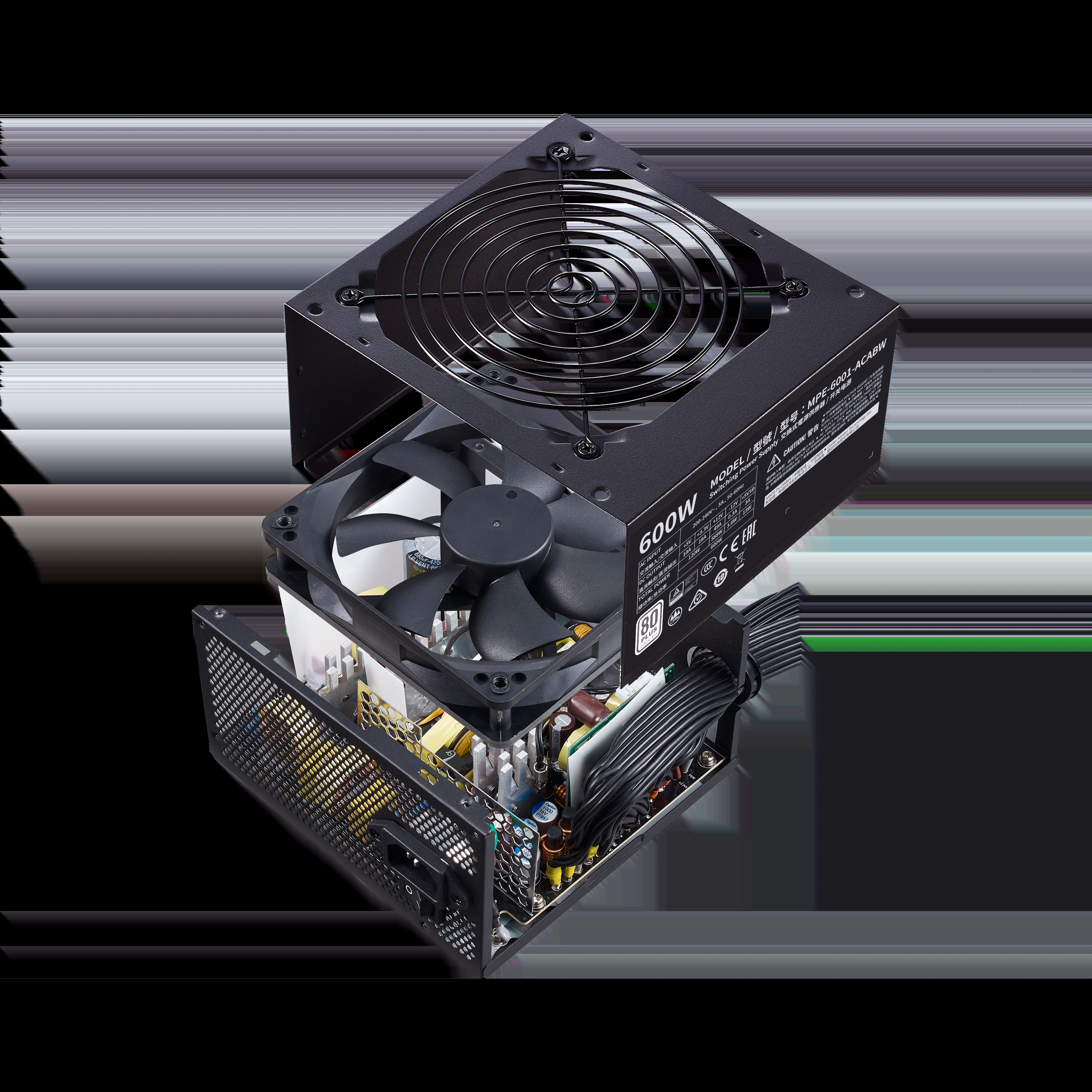Nguồn PC Cooler Master MWE 600 White V2 - 80 Plus White - Non Modular - New