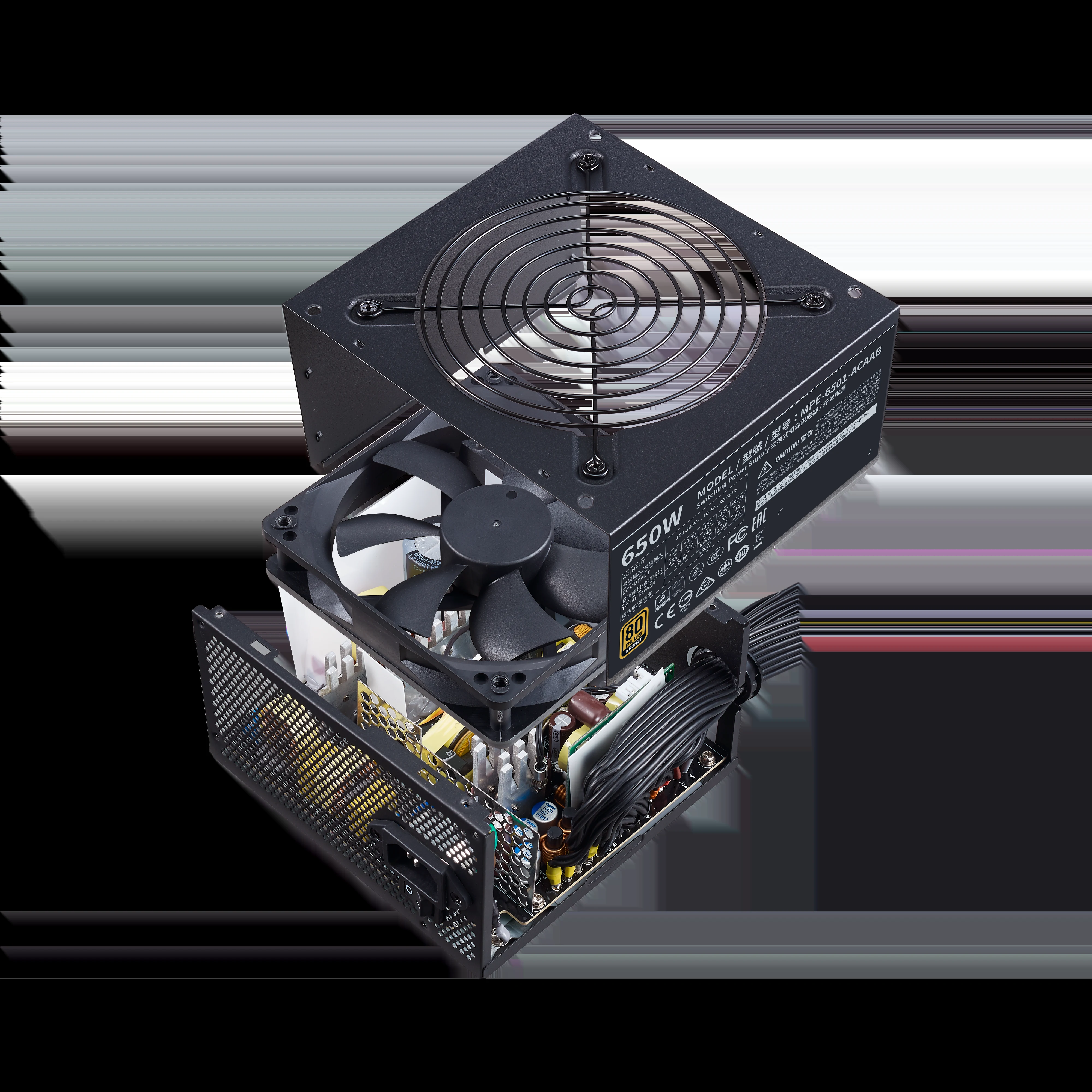 Nguồn PC Cooler Master MWE 650 Bronze V2 Full Modular - 80 Plus Bronze - Full Modular - New
