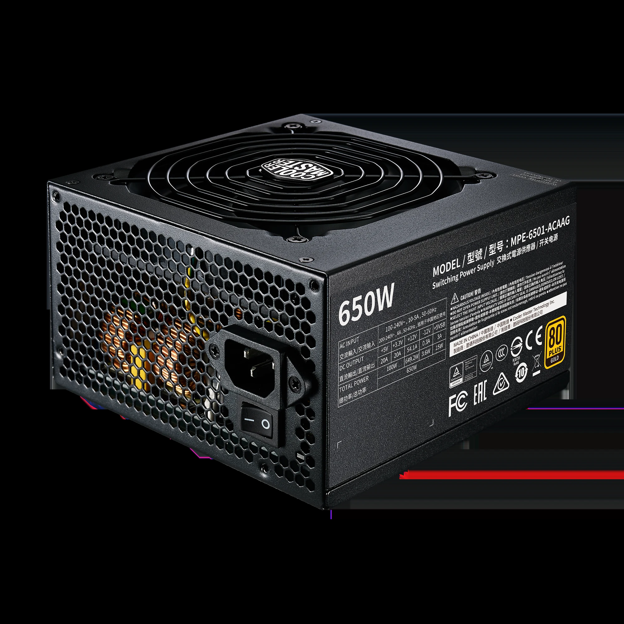 Nguồn PC Cooler Master MWE 650 Gold V2 ATX 3.0 - 80 Plus Gold - Full Modular - New