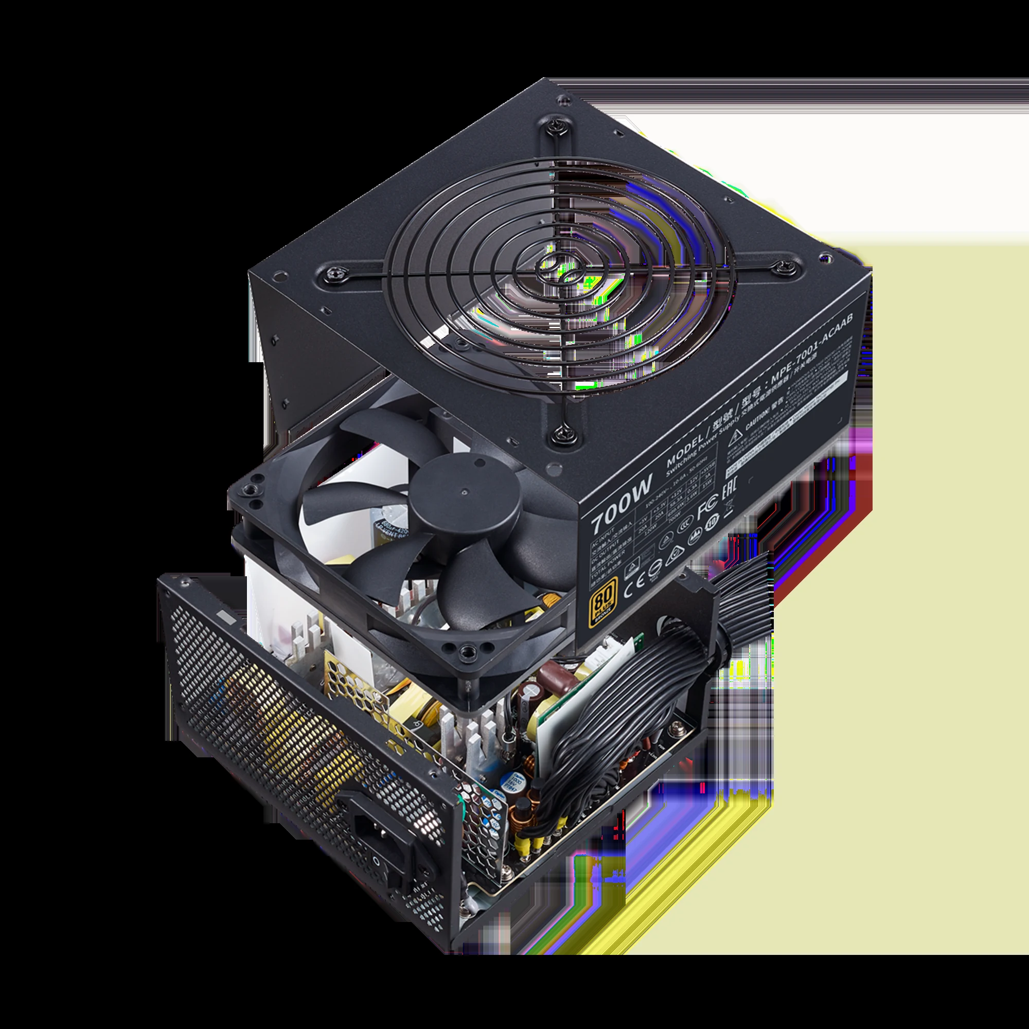 Nguồn PC Cooler Master MWE 700 Bronze V2 230V - 80 Plus Bronze - Non Modular - New