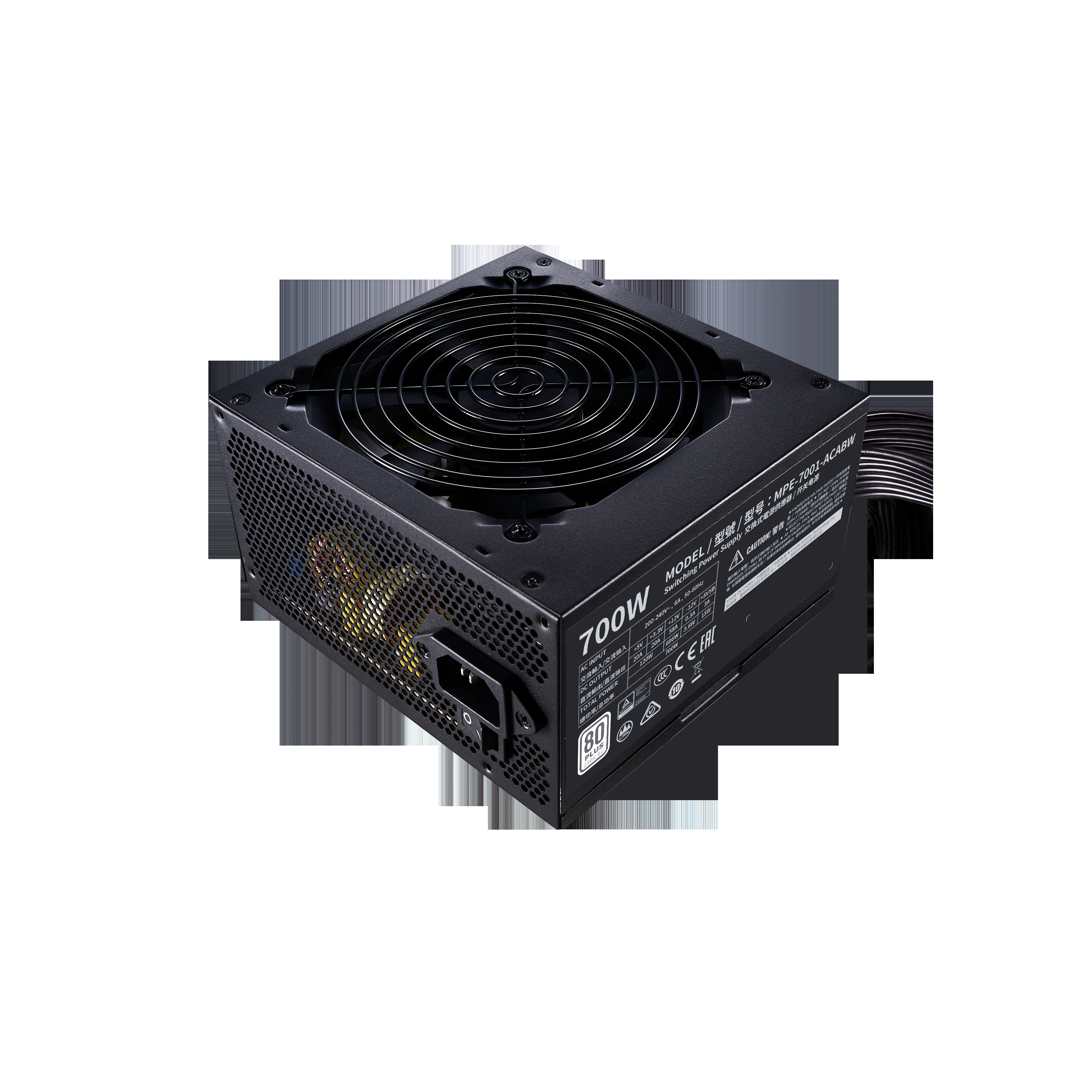 Nguồn PC Cooler Master MWE 700 White V2 - 80 Plus White - Non Modular - New