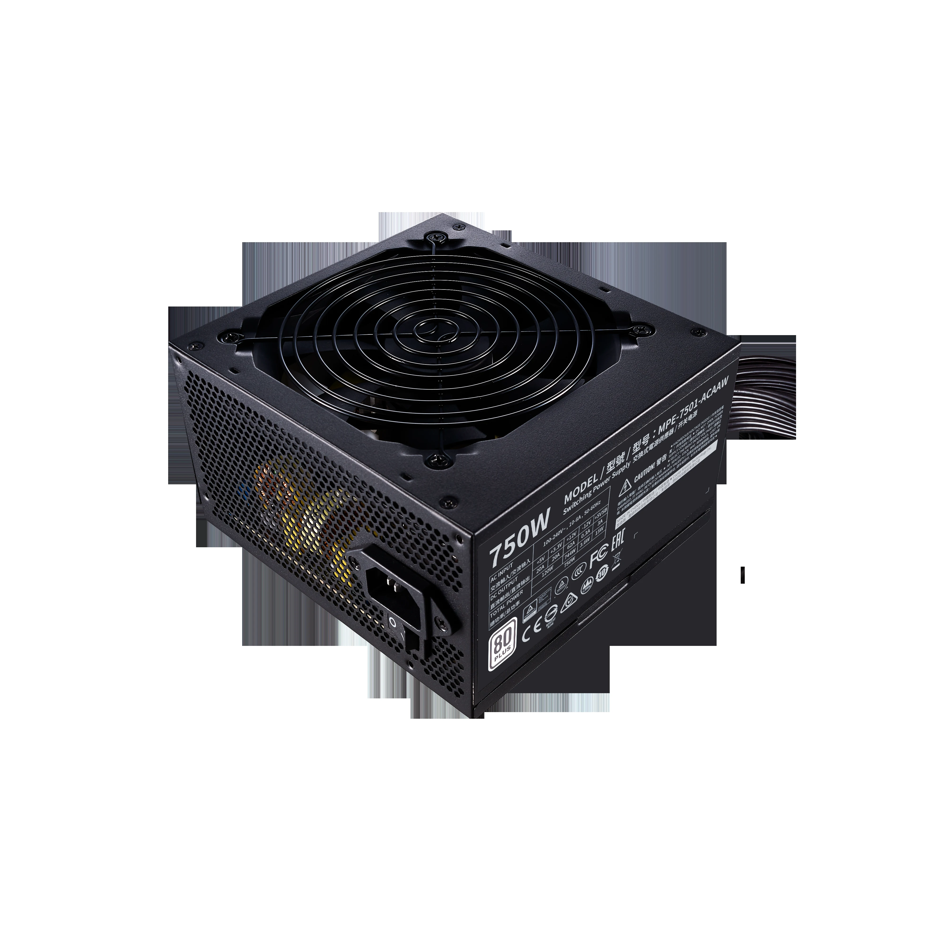 Nguồn PC Cooler Master MWE 750 White V2 - 80 Plus White - Non Modular - New