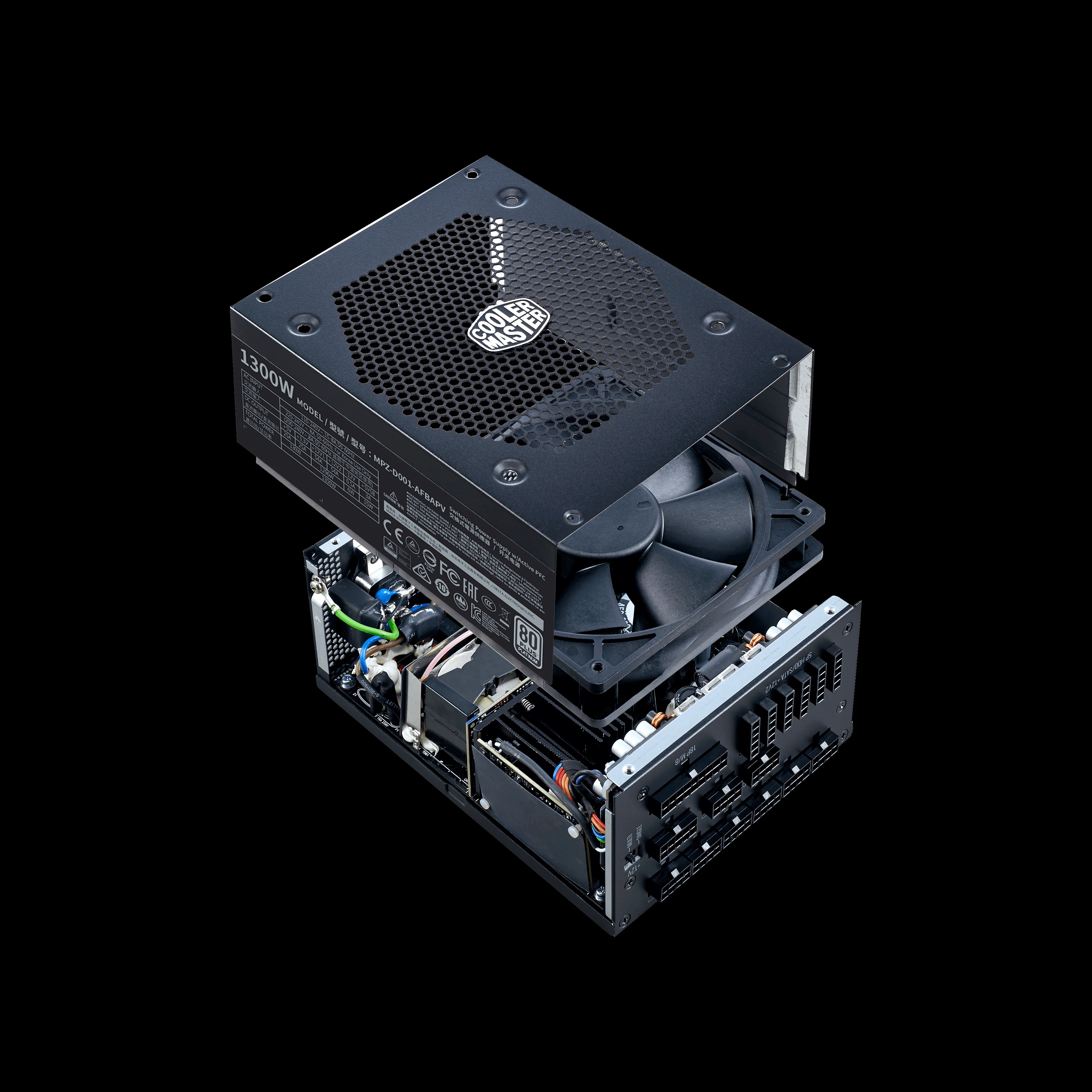 Nguồn PC Cooler Master V1300 SFX Platinum - 80 Plus Platinum - Full Modular - New