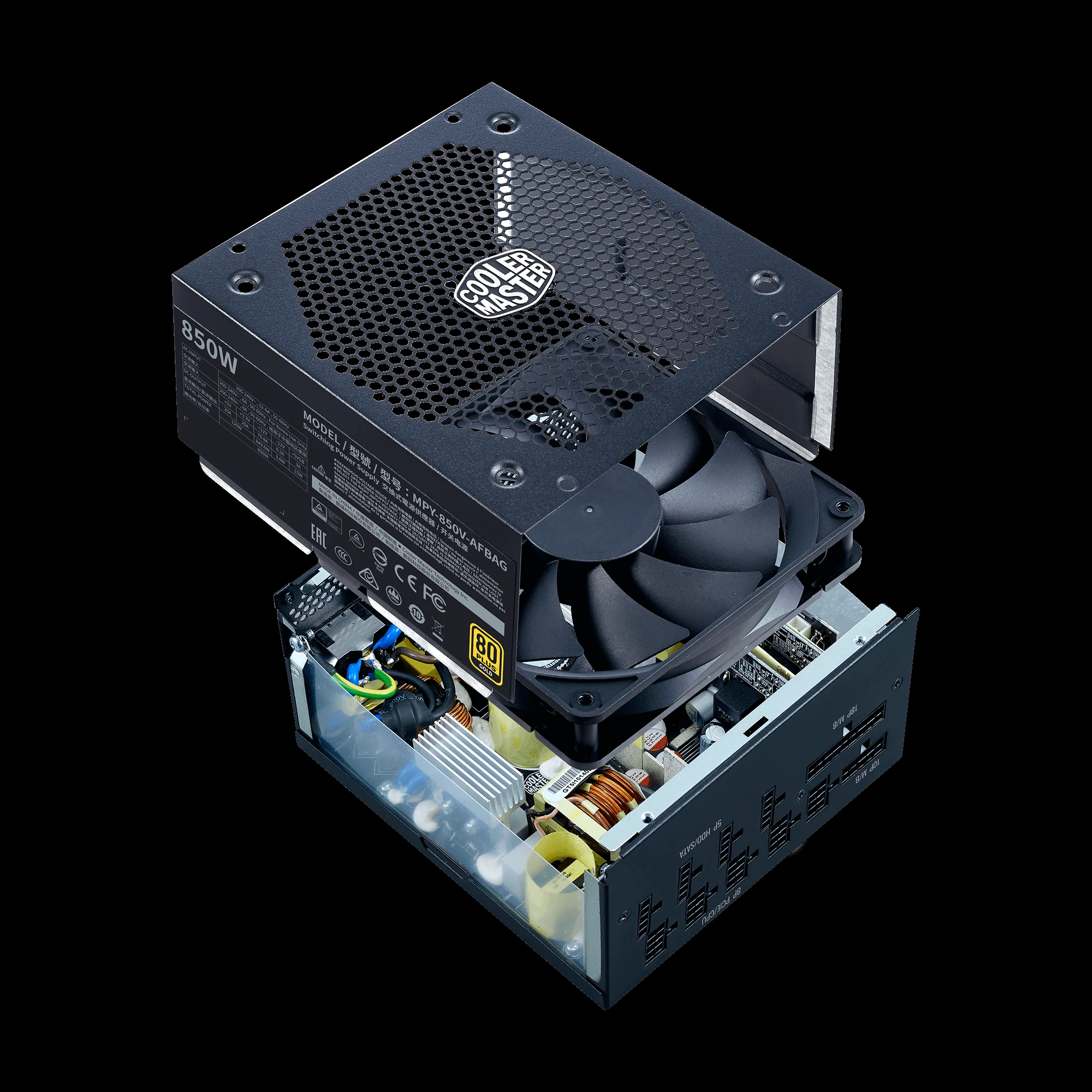 Nguồn PC Cooler Master V850 Gold V2 - 80 Plus Gold - Full Modular - New