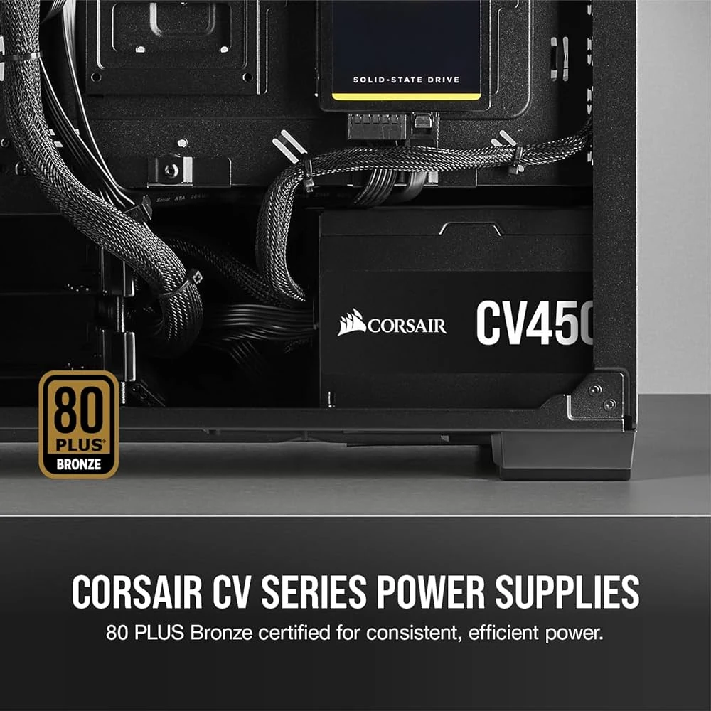 Nguồn PC Corsair CV450 - 80 Plus Bronze - Non Modular - New