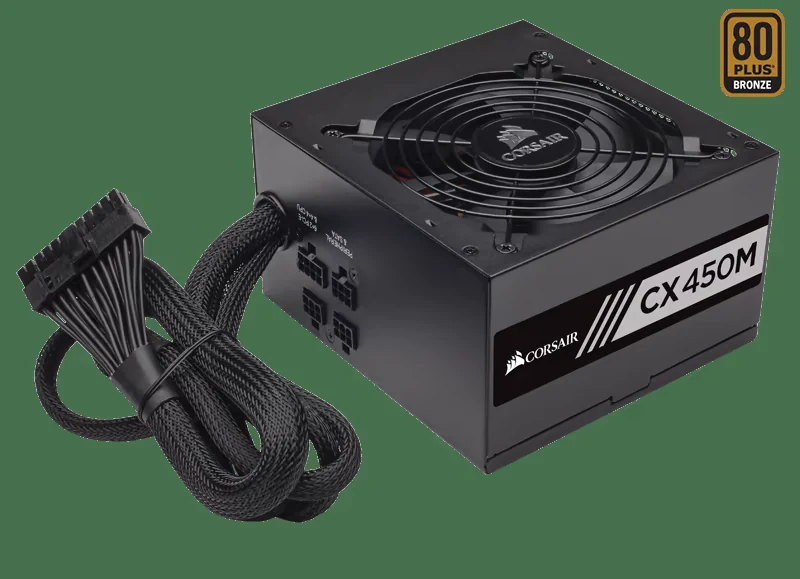 Nguồn PC Corsair CX450 - 80 Plus Bronze - Non Modular - New