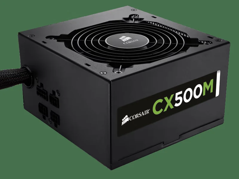 Nguồn PC Corsair CX500M - 80 Plus Bronze - Semi Modular - New