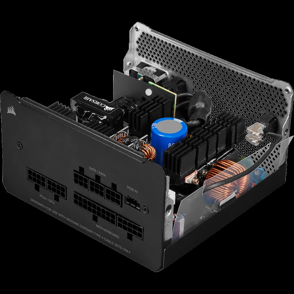 Nguồn PC Corsair CX550F RGB - 80 Plus Bronze - Full Modular - New