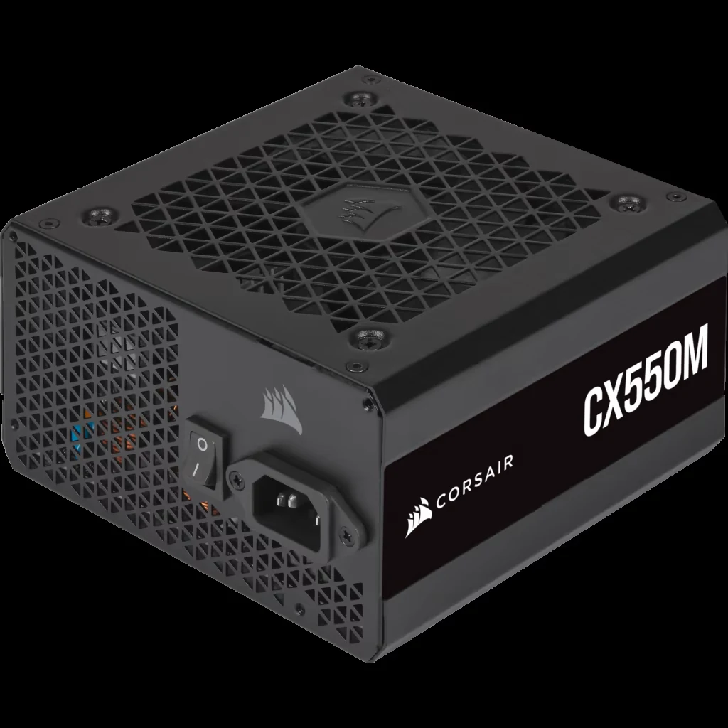 Nguồn PC Corsair CX550M - 80 Plus Bronze - Semi Modular - New