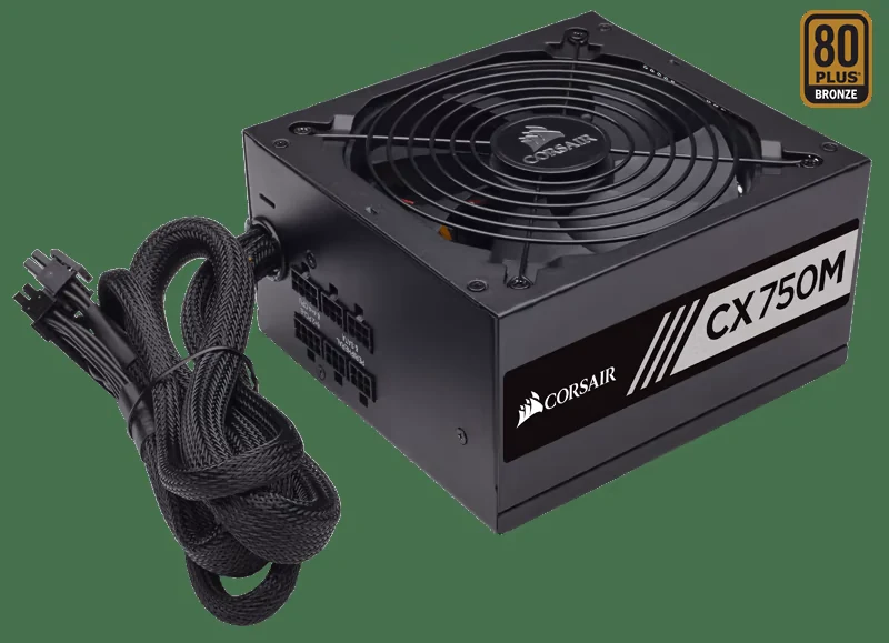 Nguồn PC Corsair CX750 - 80 Plus Bronze - Non Modular - New