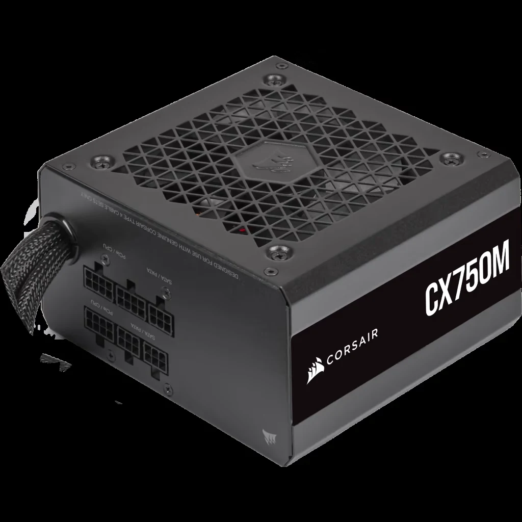 Nguồn PC Corsair CX750M - 80 Plus Bronze - Semi Modular - New