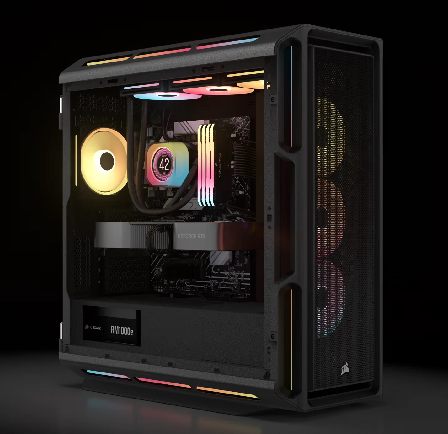 Nguồn PC Corsair RM1000e ATX 3.1 - Cybenetics Gold - Full Modular - New