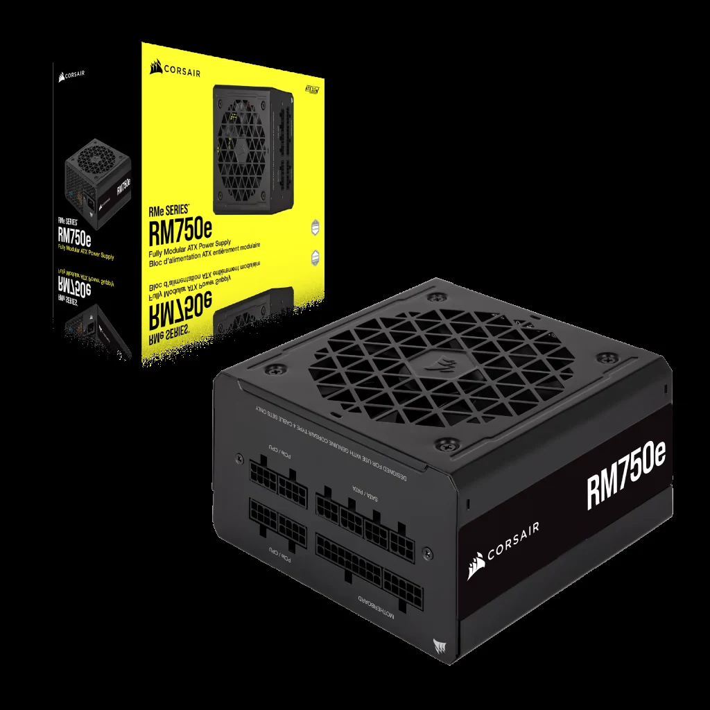 Nguồn PC Corsair RM750e - 80 Plus Gold - Full Modular - New