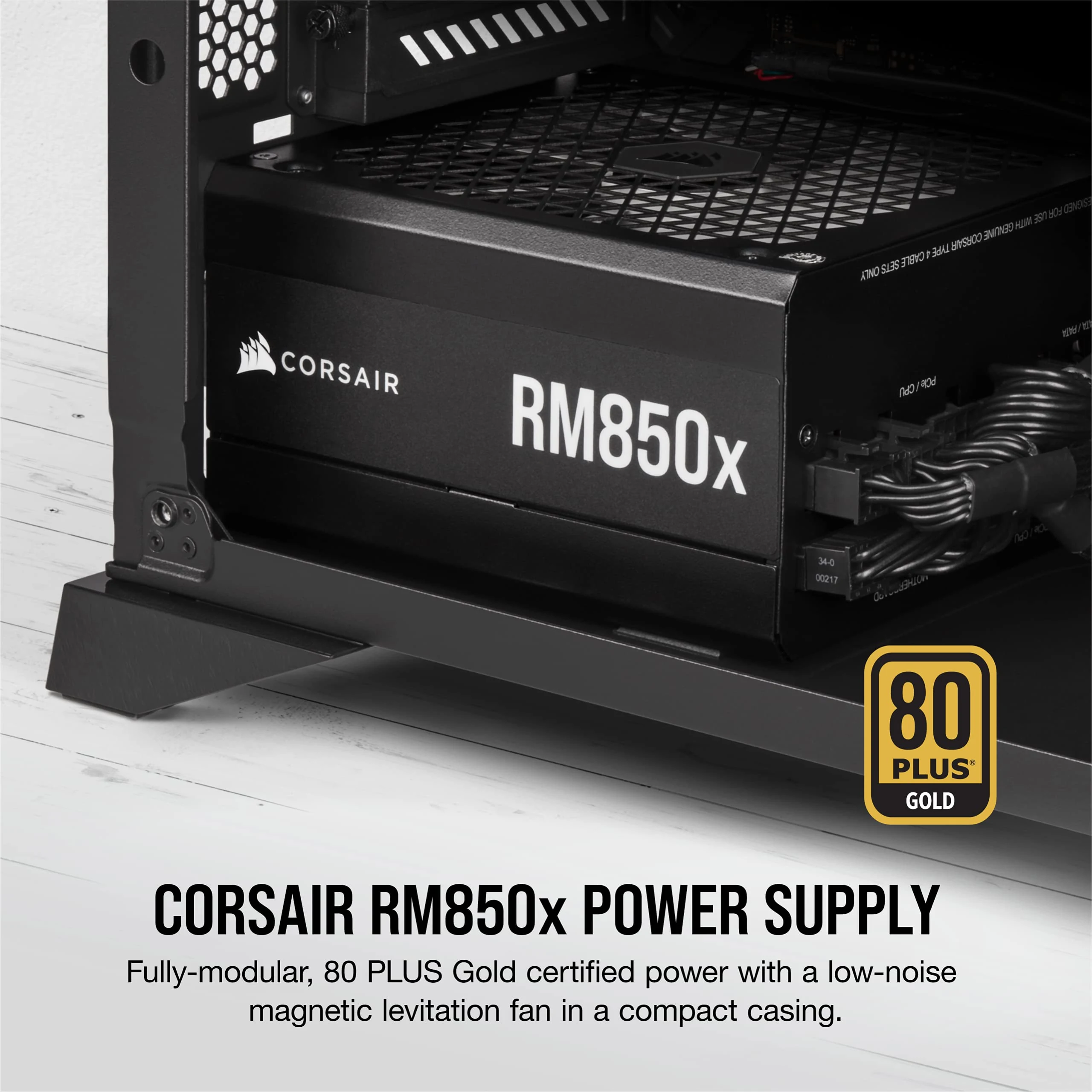 Nguồn PC Corsair RM850x - 80 Plus Gold - Full Modular - New