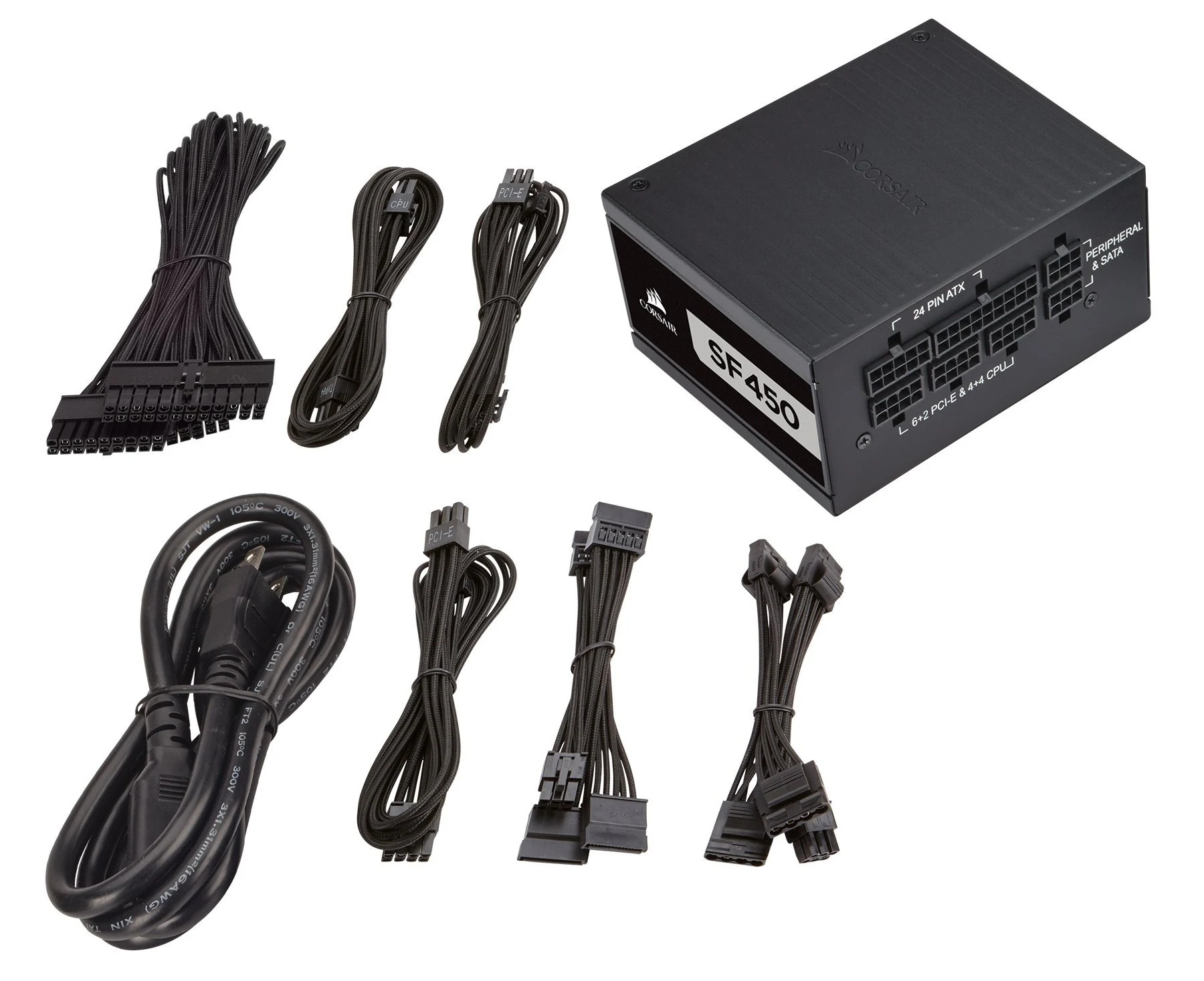 Nguồn PC Corsair SF450 Platinum - 80 Plus Platinum - Full Modular - New