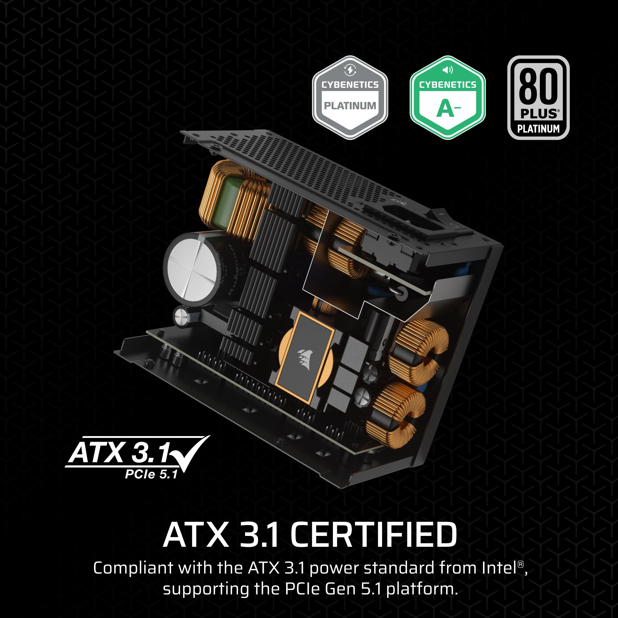 Nguồn PC Corsair SF850 - 80 Plus Platinum - Full Modular - New