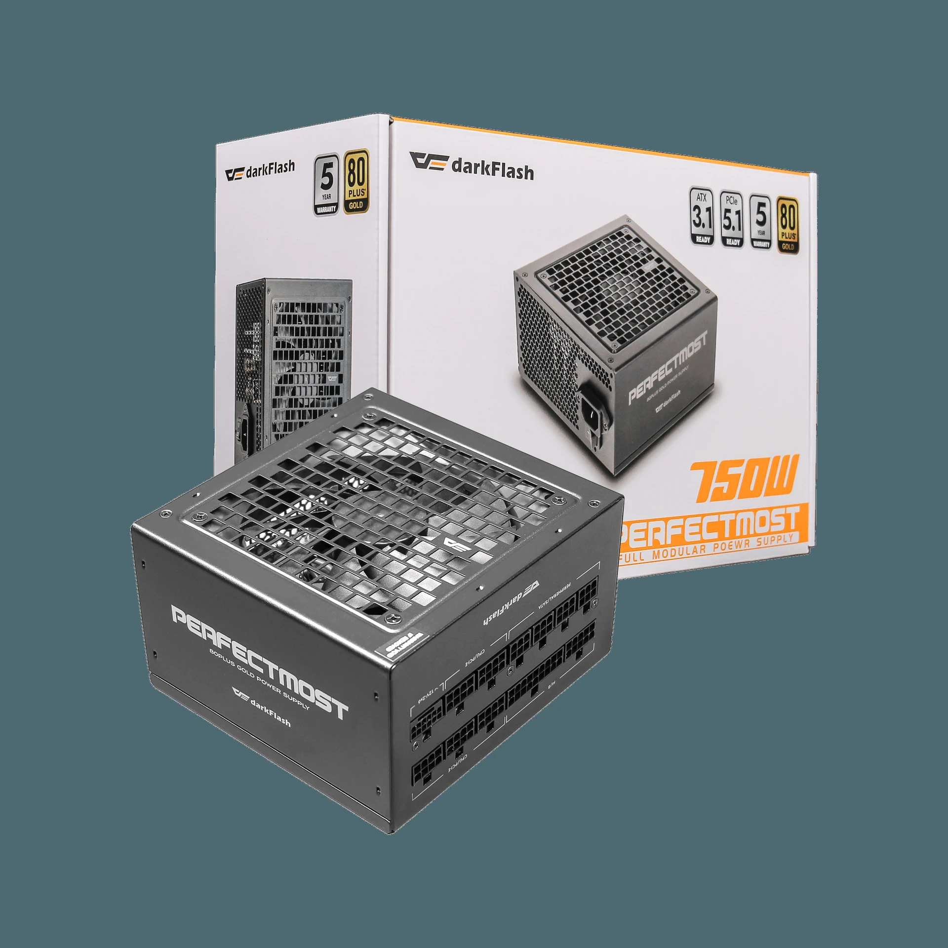 Nguồn PC DarkFlash BM550 - 80 Plus Bronze - Non Modular - New