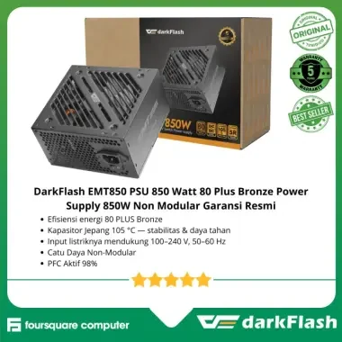 Nguồn PC DarkFlash GP750 - 80 Plus Bronze - Non Modular - New