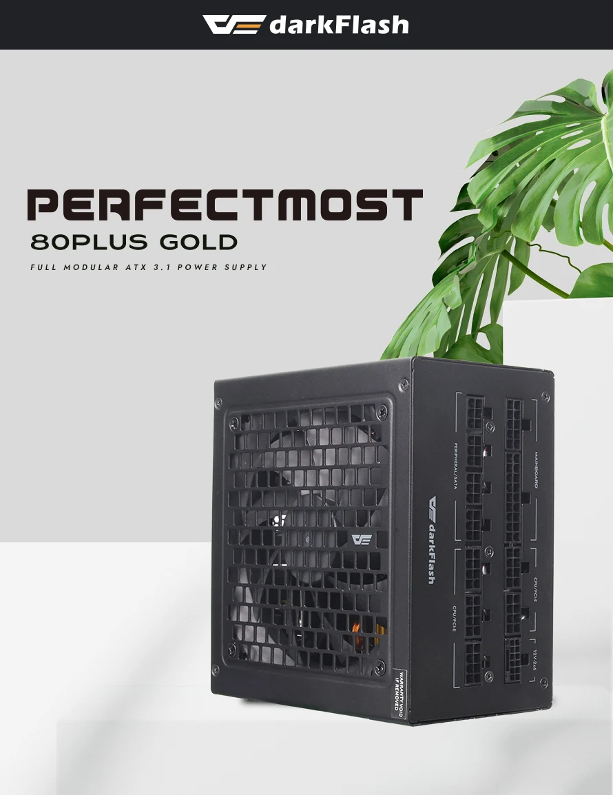 Nguồn PC DarkFlash PMT1050 - 80 Plus Gold - Full Modular - New